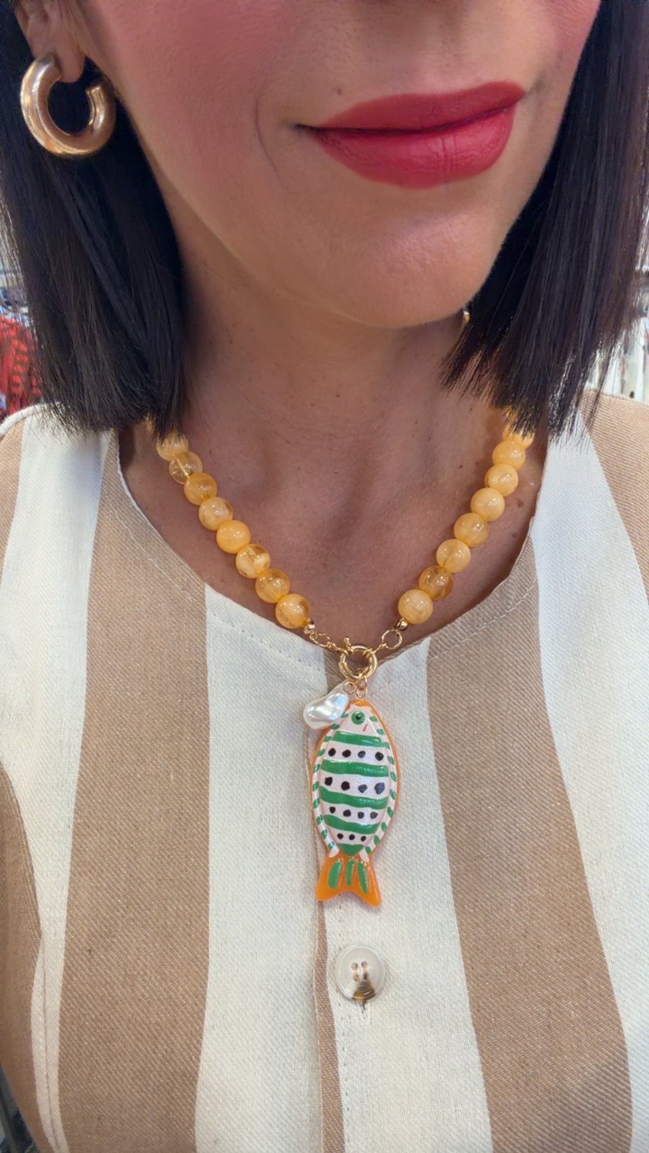 5. COLLAR PEZ Y PERLA