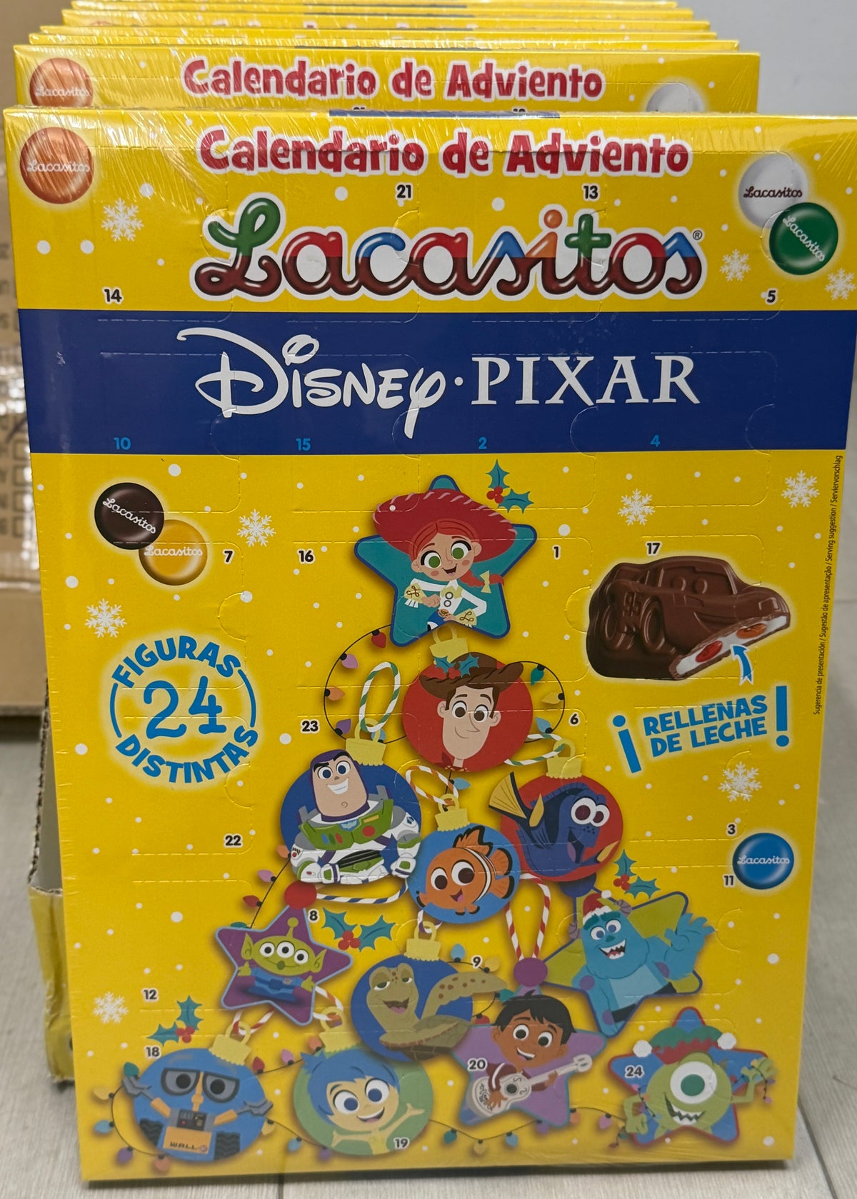 CALENDARIO DISNEY ADVIENTO 24 DIAS LACASITOS