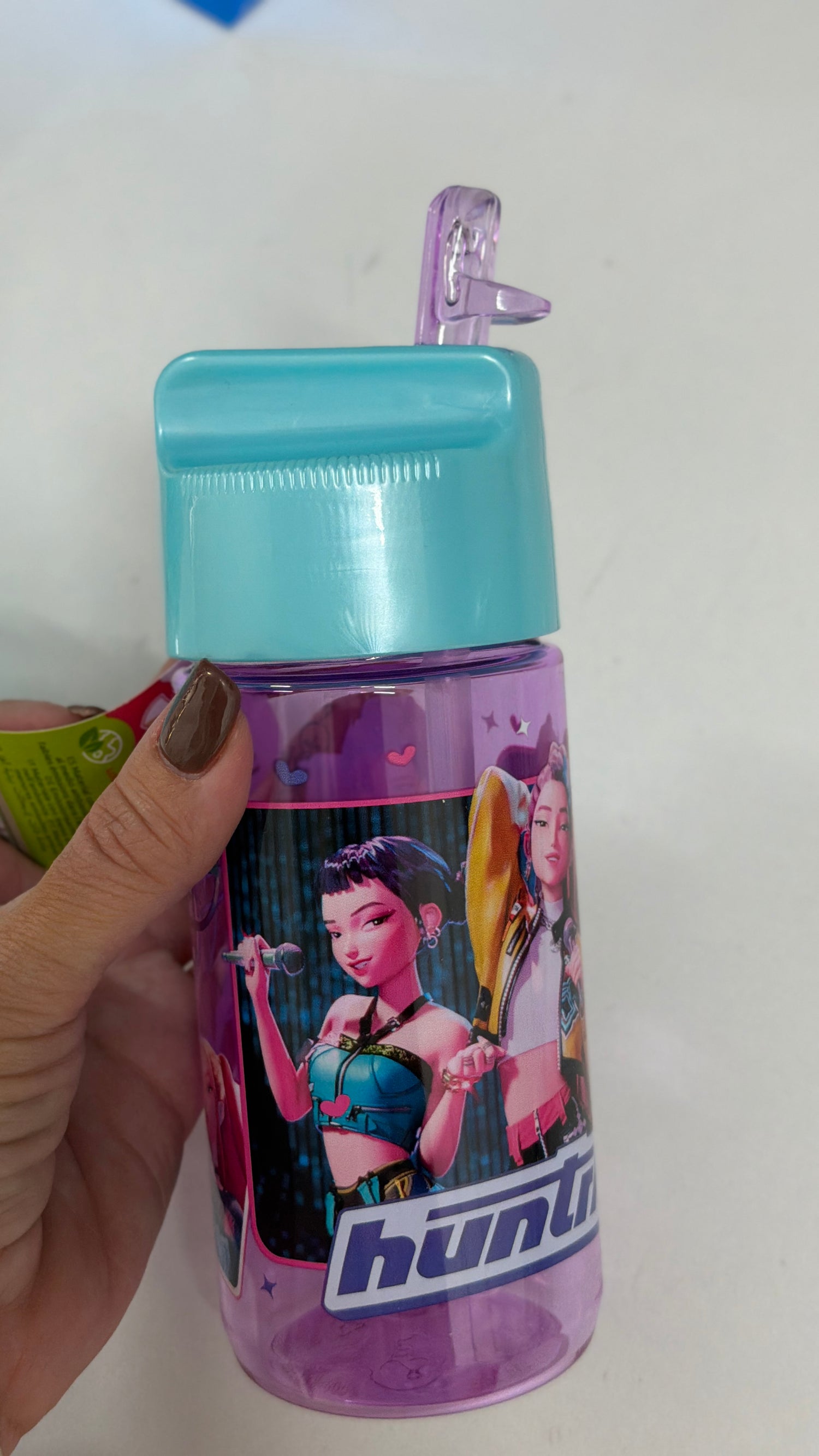 BOTELLA KPOP CON PAJITA