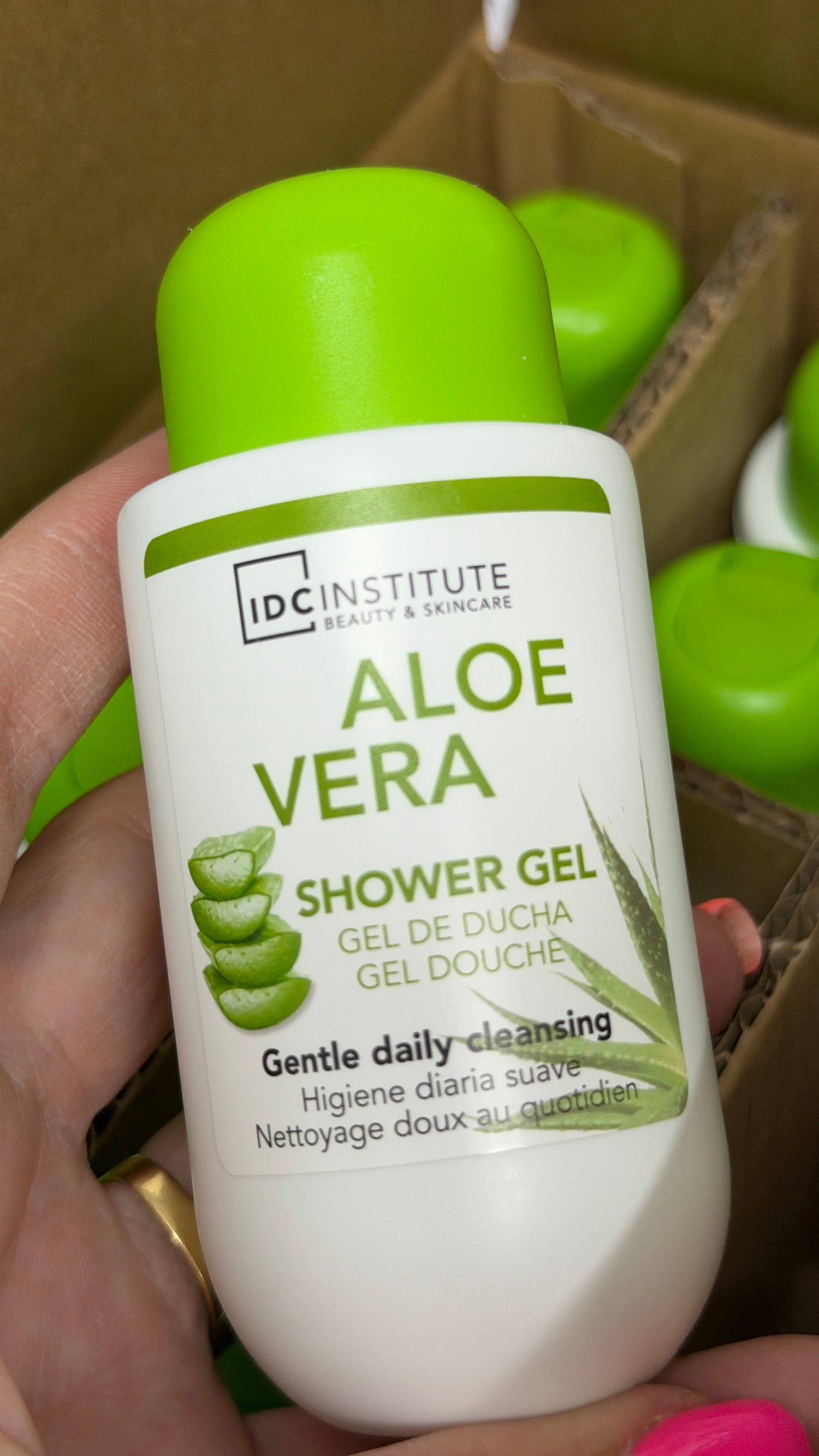 GEL BAÑO TRAVEL ALOE VERA IDC