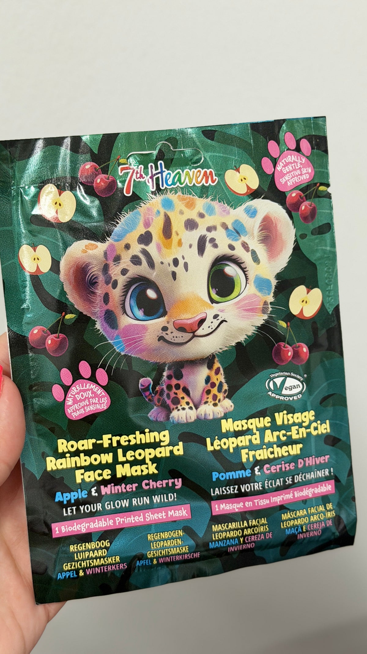 MASCARILLA LEOPARDO 7TH HEAVEN