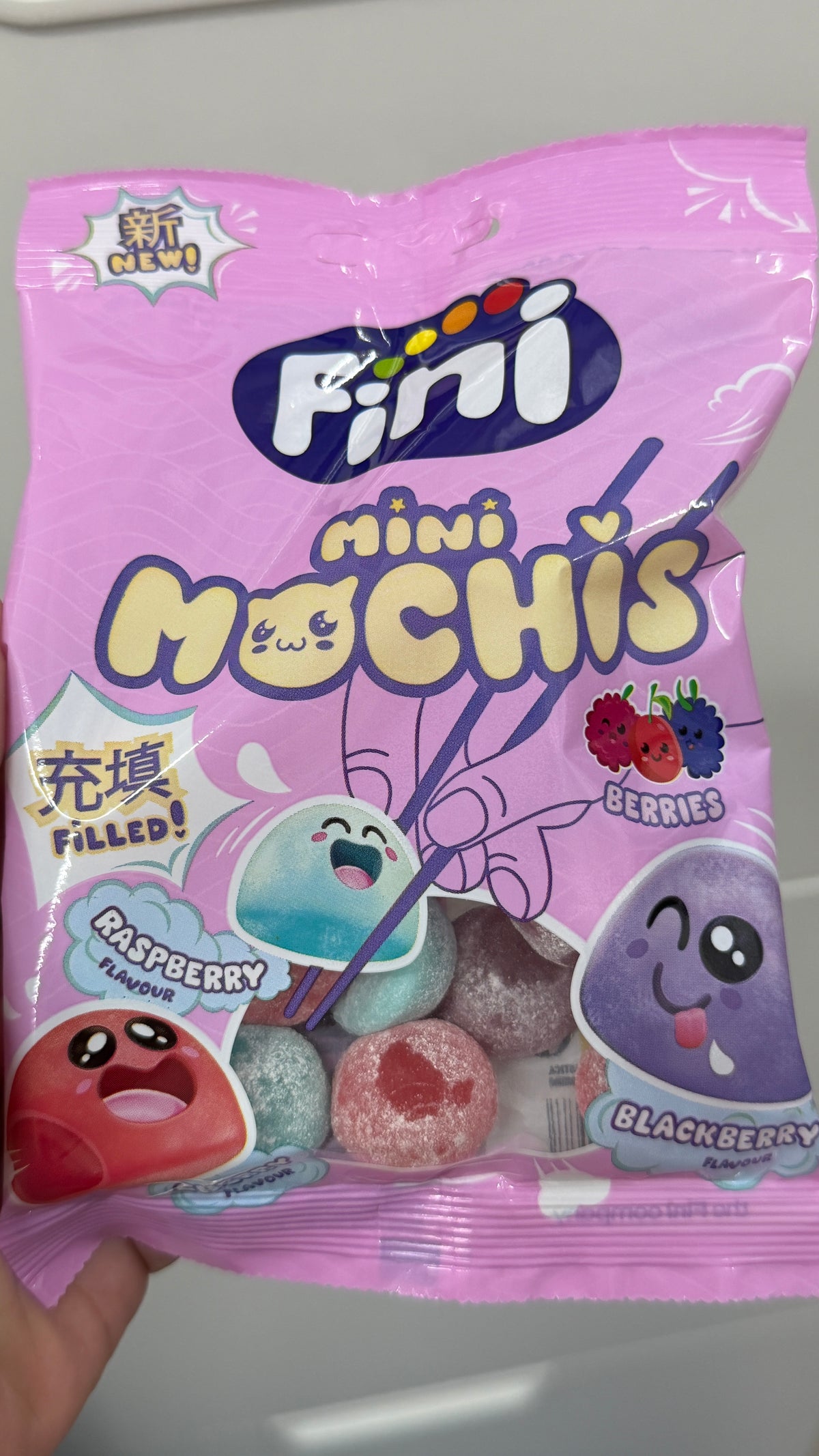BOLSITA MINI MOCHIS FRUTOS ROJOS FINI