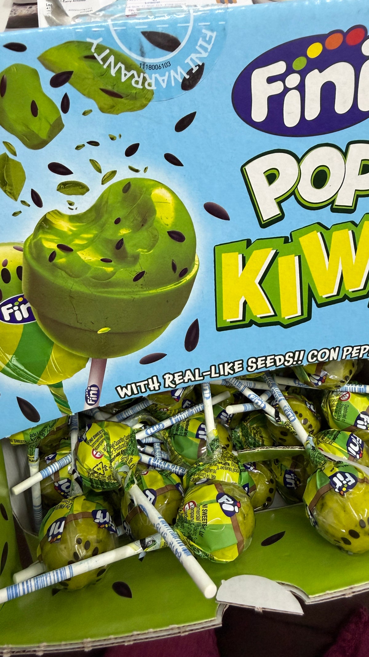 CHUPA CHUPS KIWI PEPITAS FINI