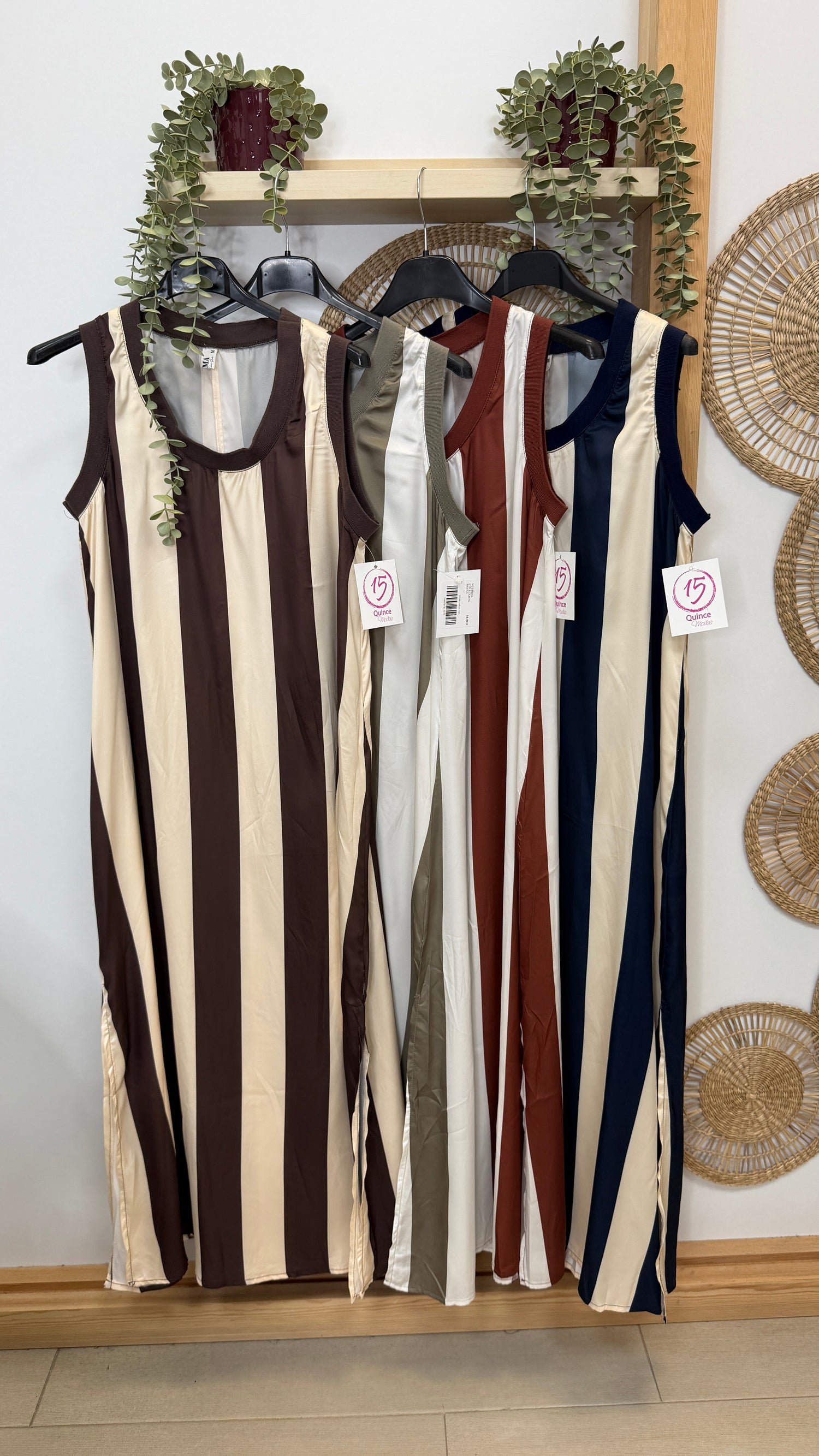 VESTIDO COLECCION RAYAS