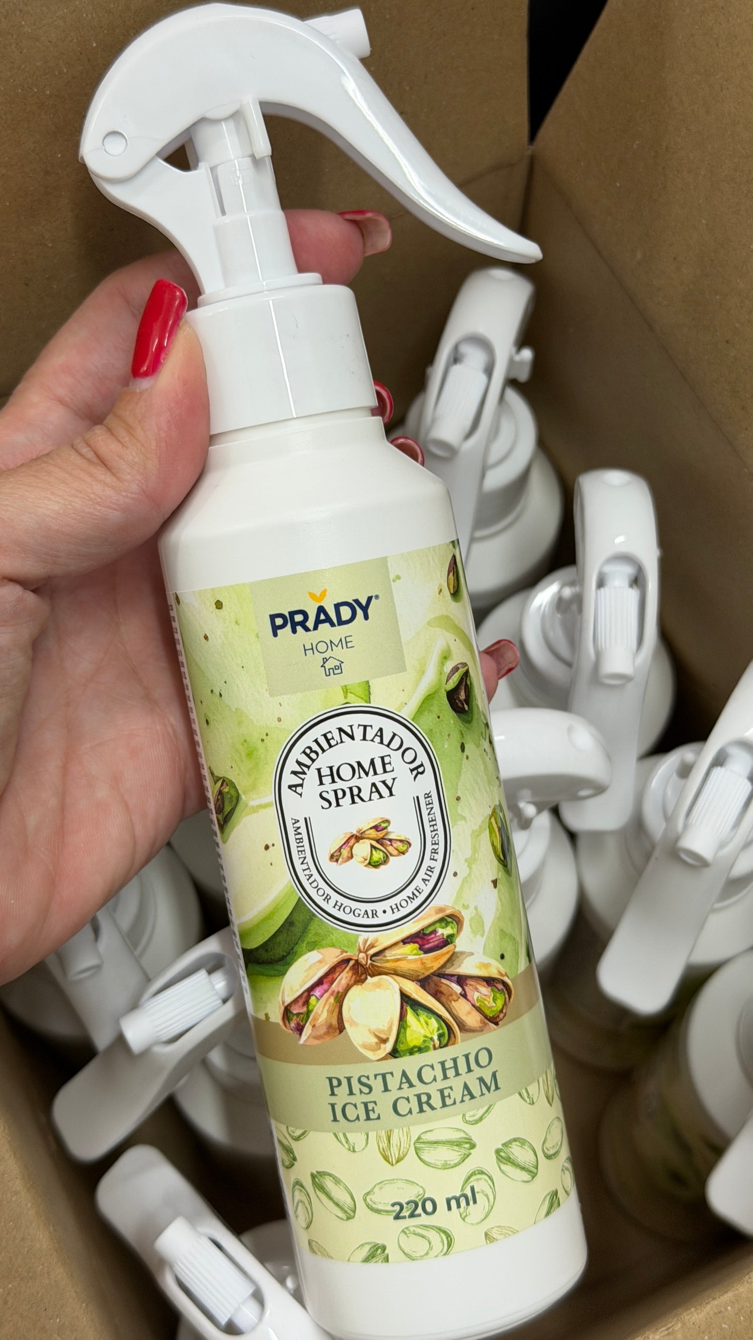 AMBIENTADOR SPRAY HELADO DE PISTACHO