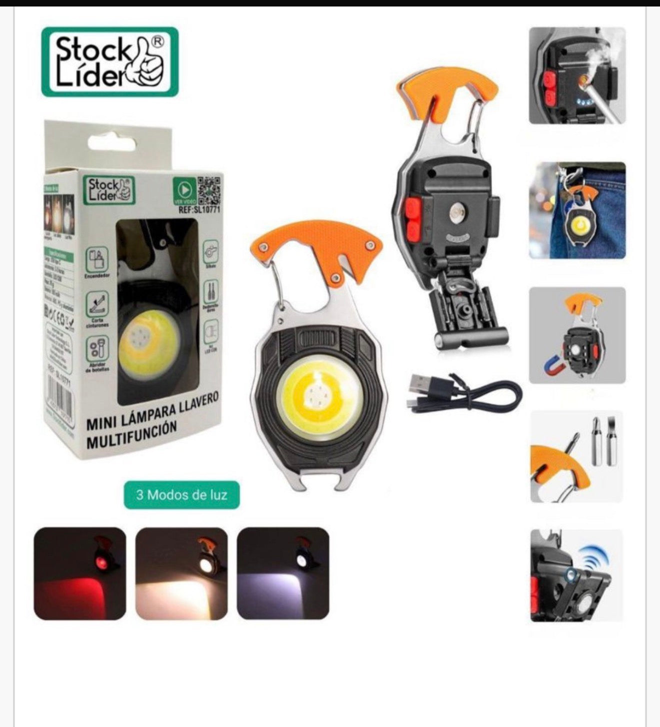 LUZ EMERGENCIA 7 en 1