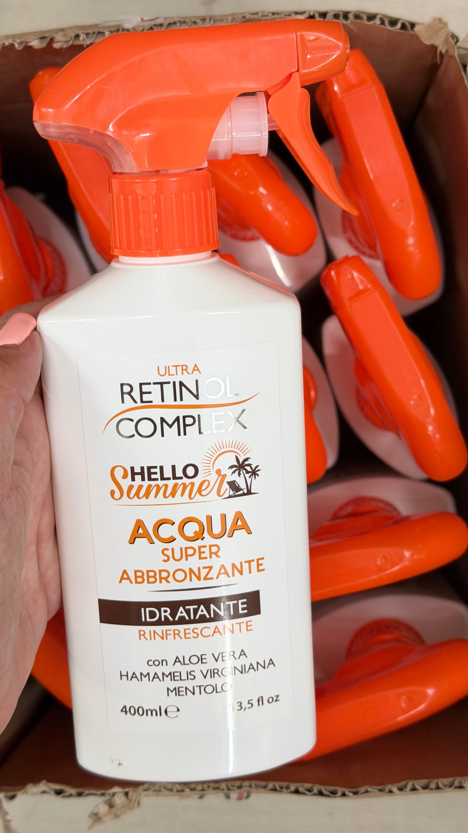 AGUA SUPER BRONCEADORA RETINOL )