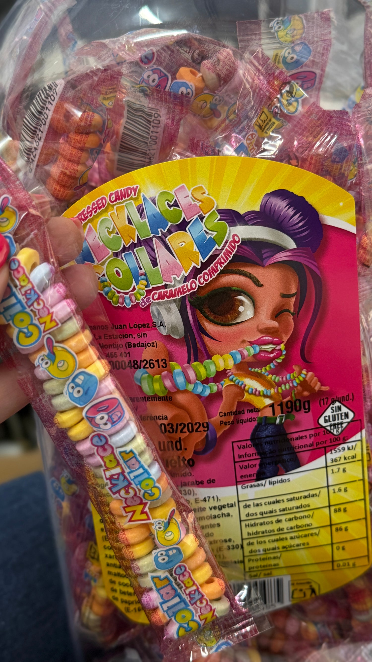 COLLAR PASTILLITAS