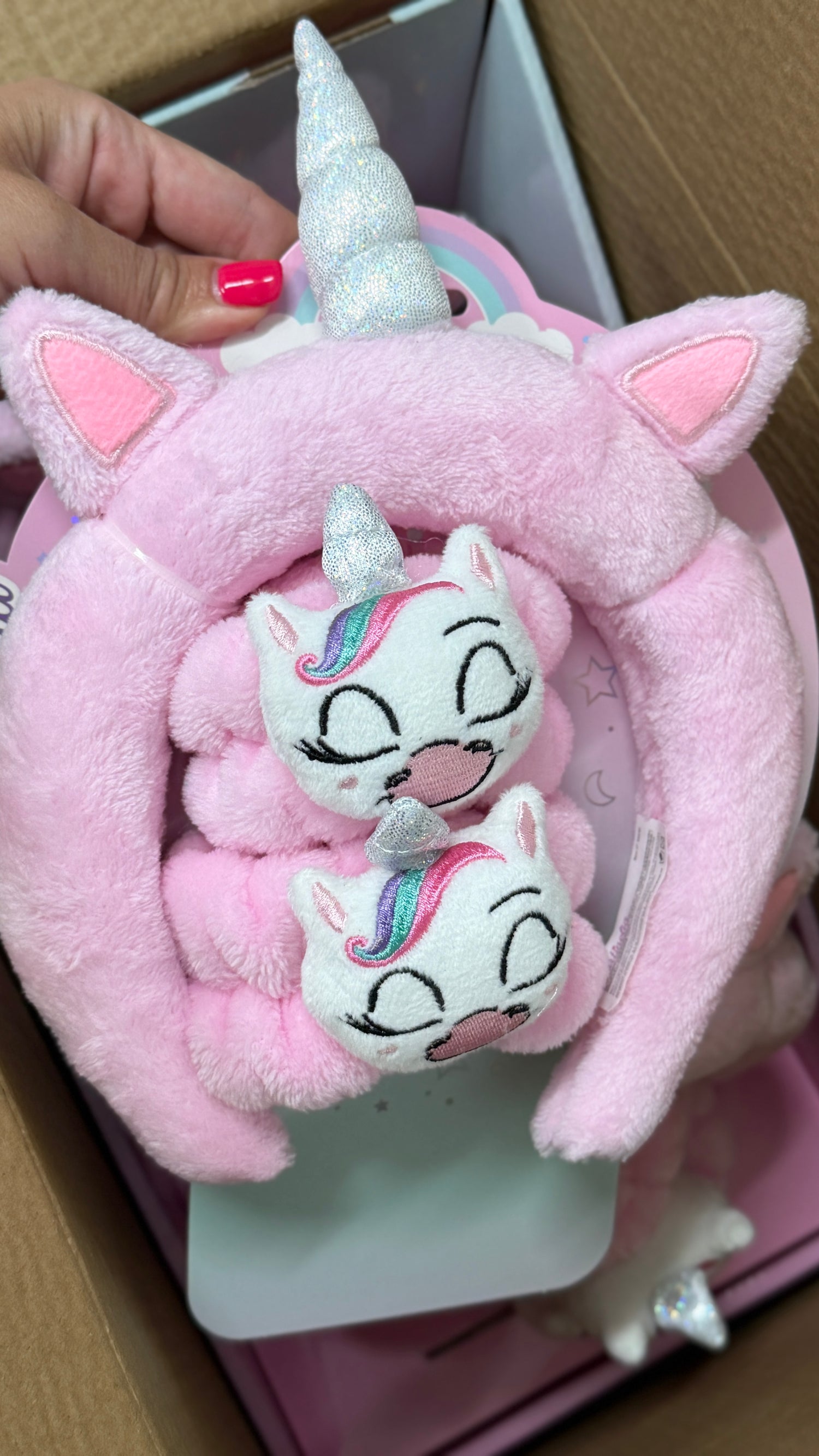 MUÑEQUERA + DIADEMA UNICORNIO MARTINELIA