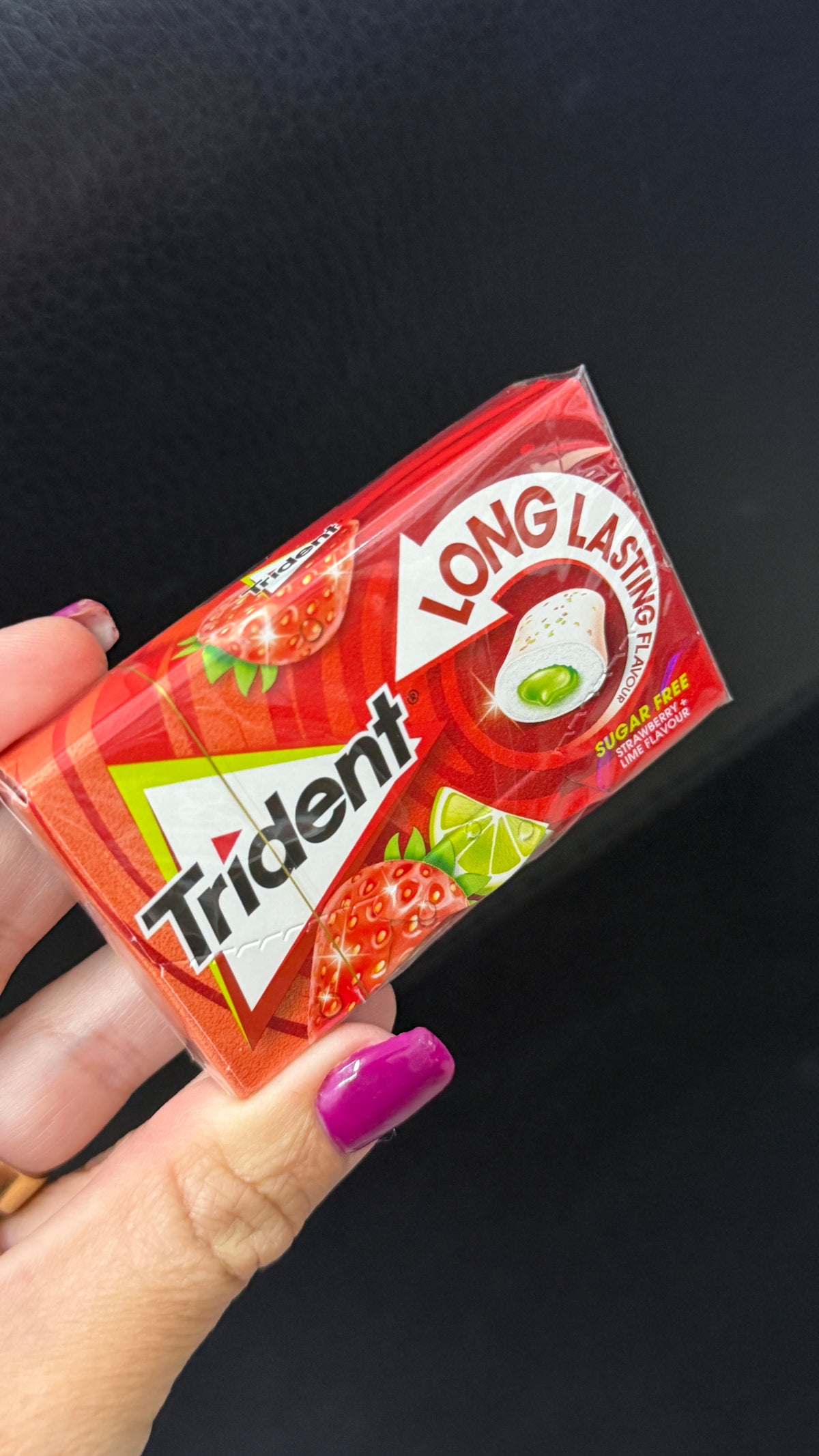 CHICLE FRESA/LIMA TRIDENT 60 MINU
