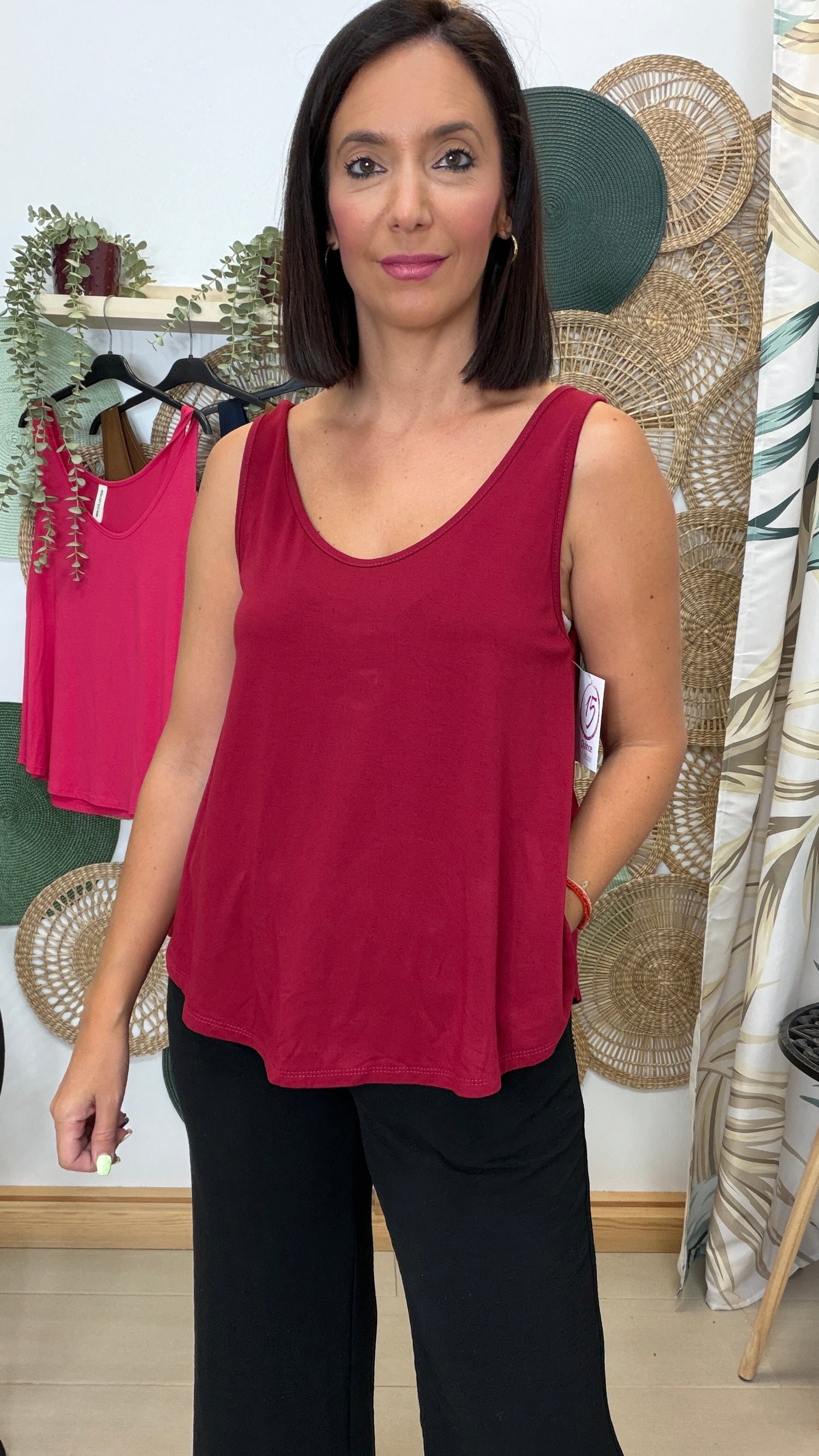 CAMISETA TIRANTES VUELO