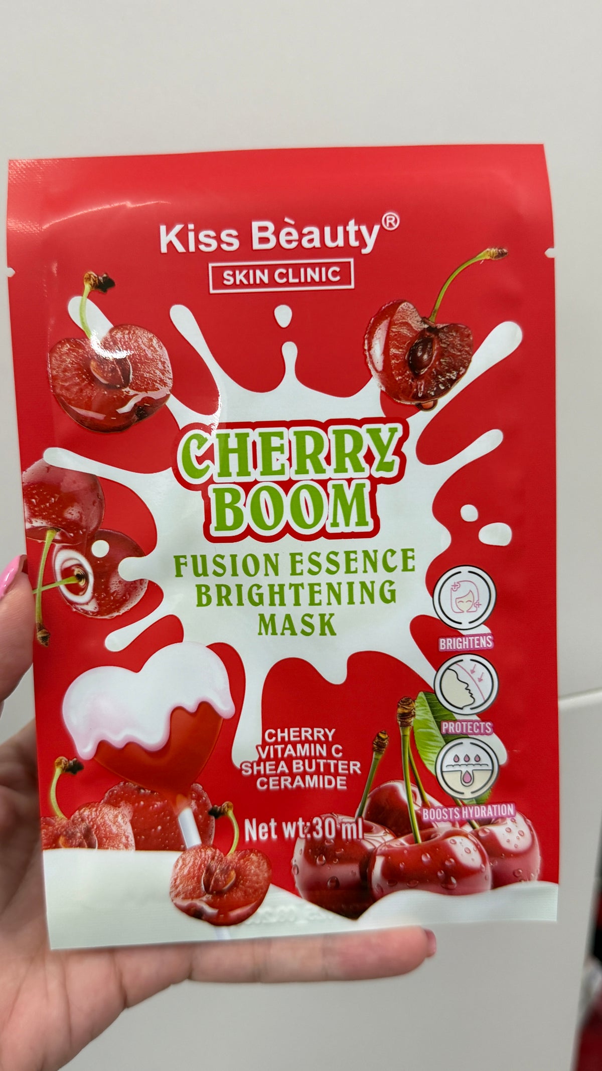 MASCARILLA FACIAL CHERRY BOOM