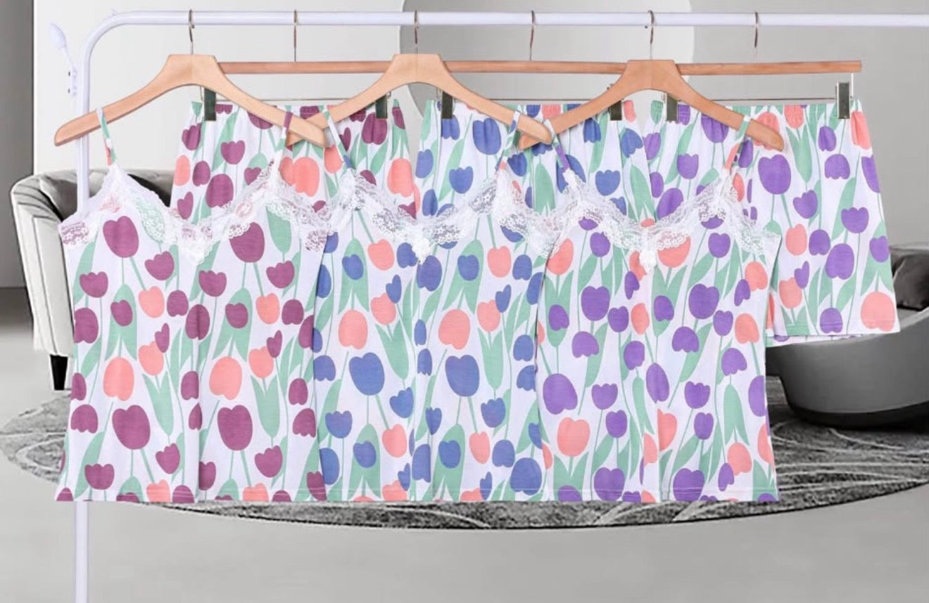 PIJAMA TULIPANES