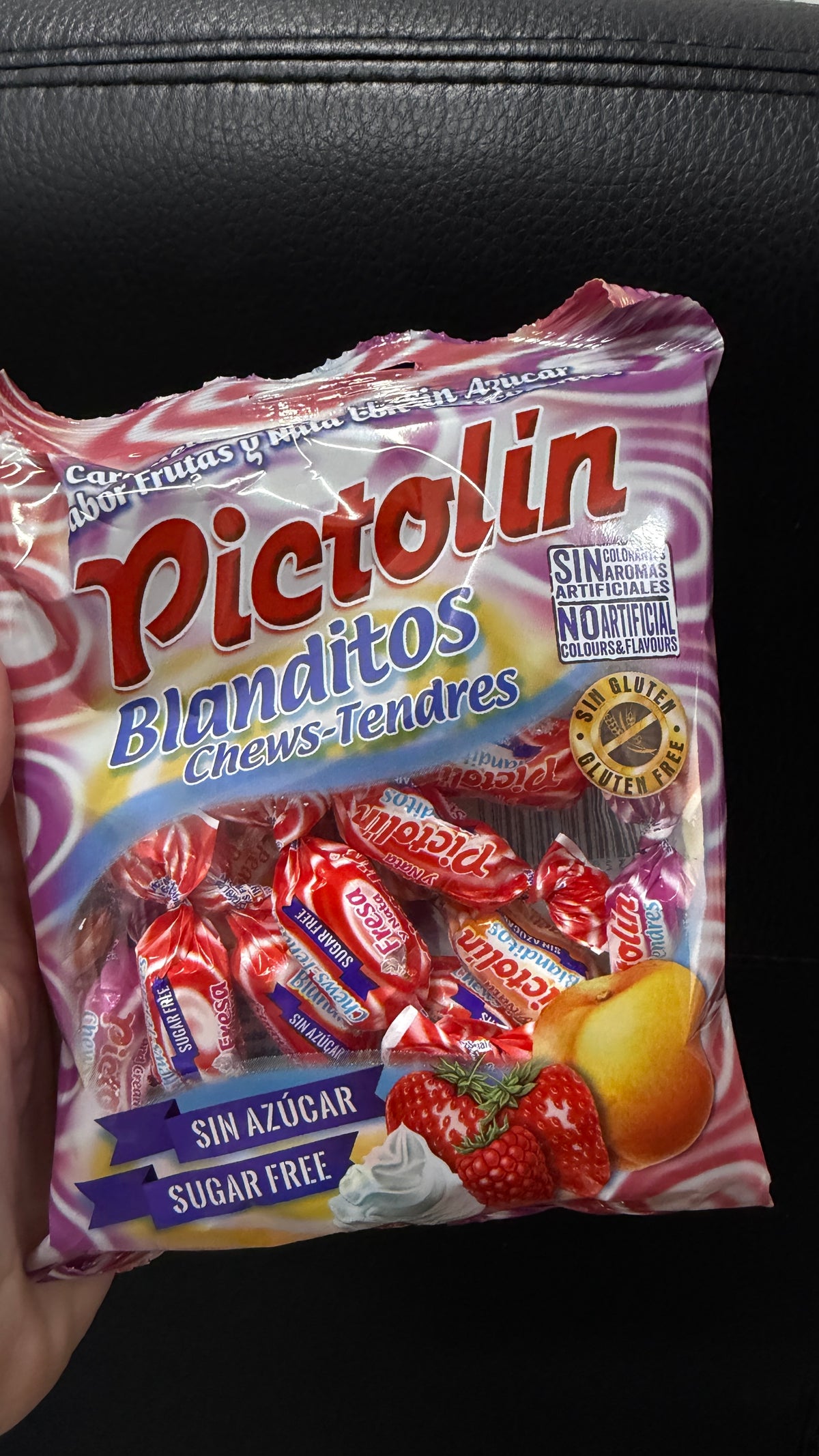 BOLSITA PICTOLIN BLANDITOS FRESA Y MELOCOTON S/A