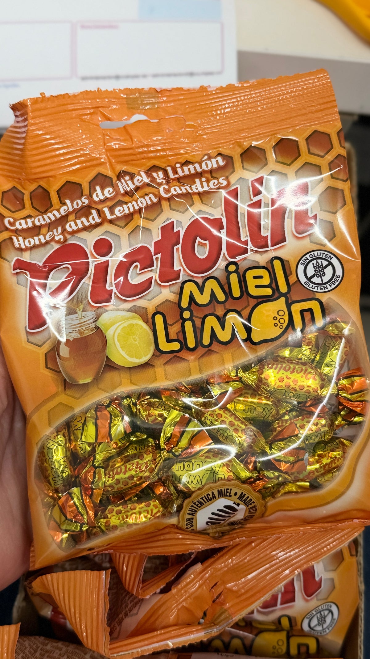 BOLSITA PICTOLIN MIEL Y LIMON