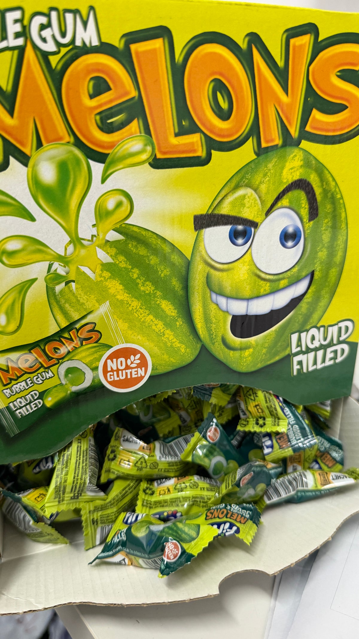 CHICLE MELON RELENO