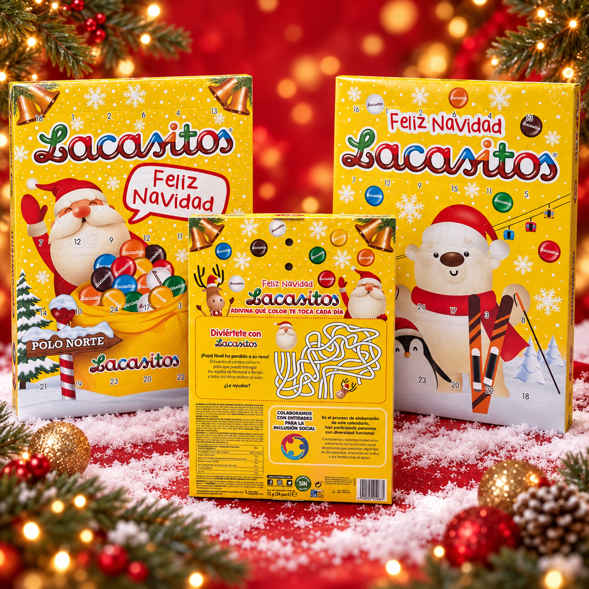CALENDARIO ADVIENTO 24 DIAS LACASITOS