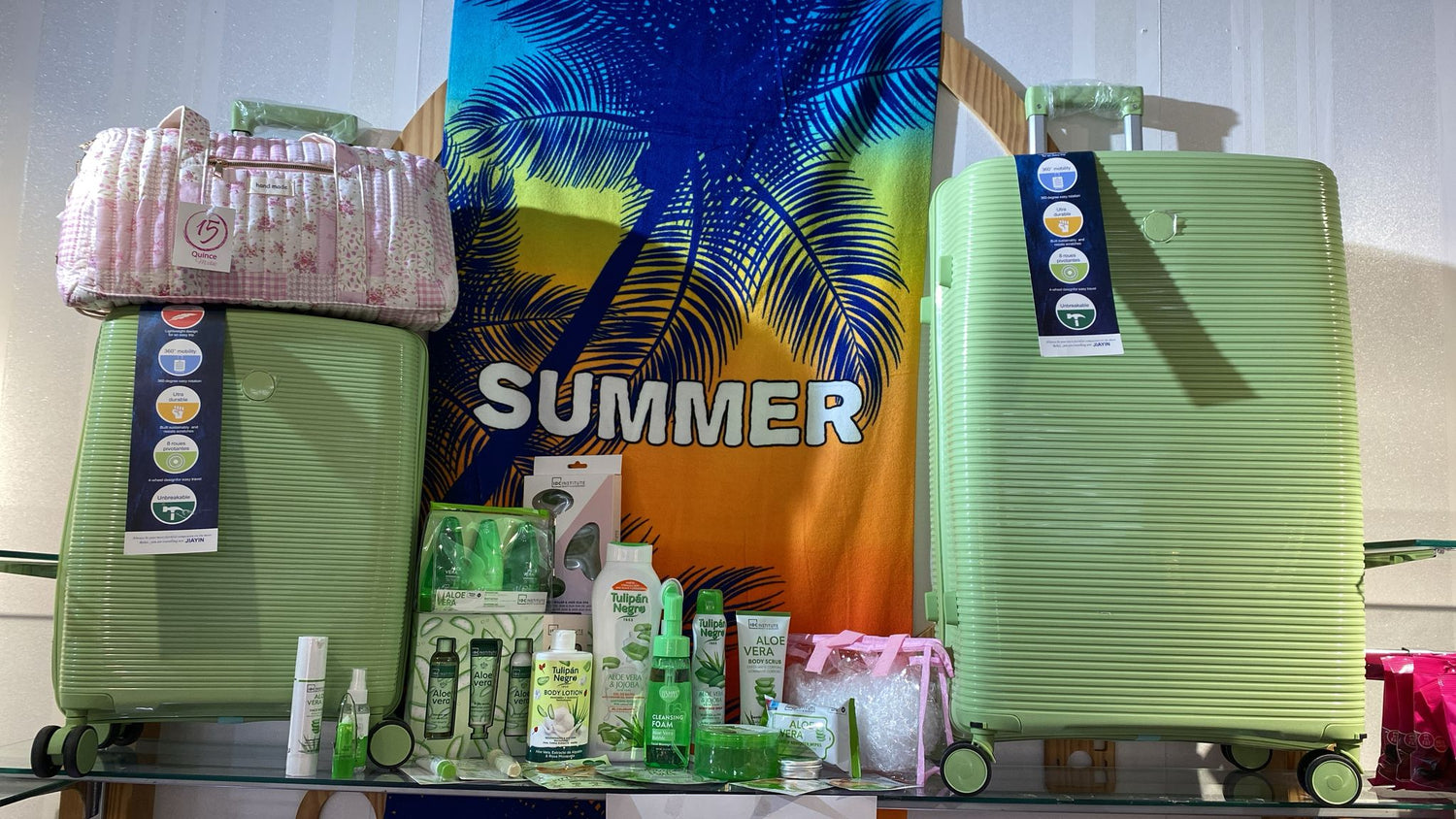 SORTEO ALOE CON DOS MALETAS