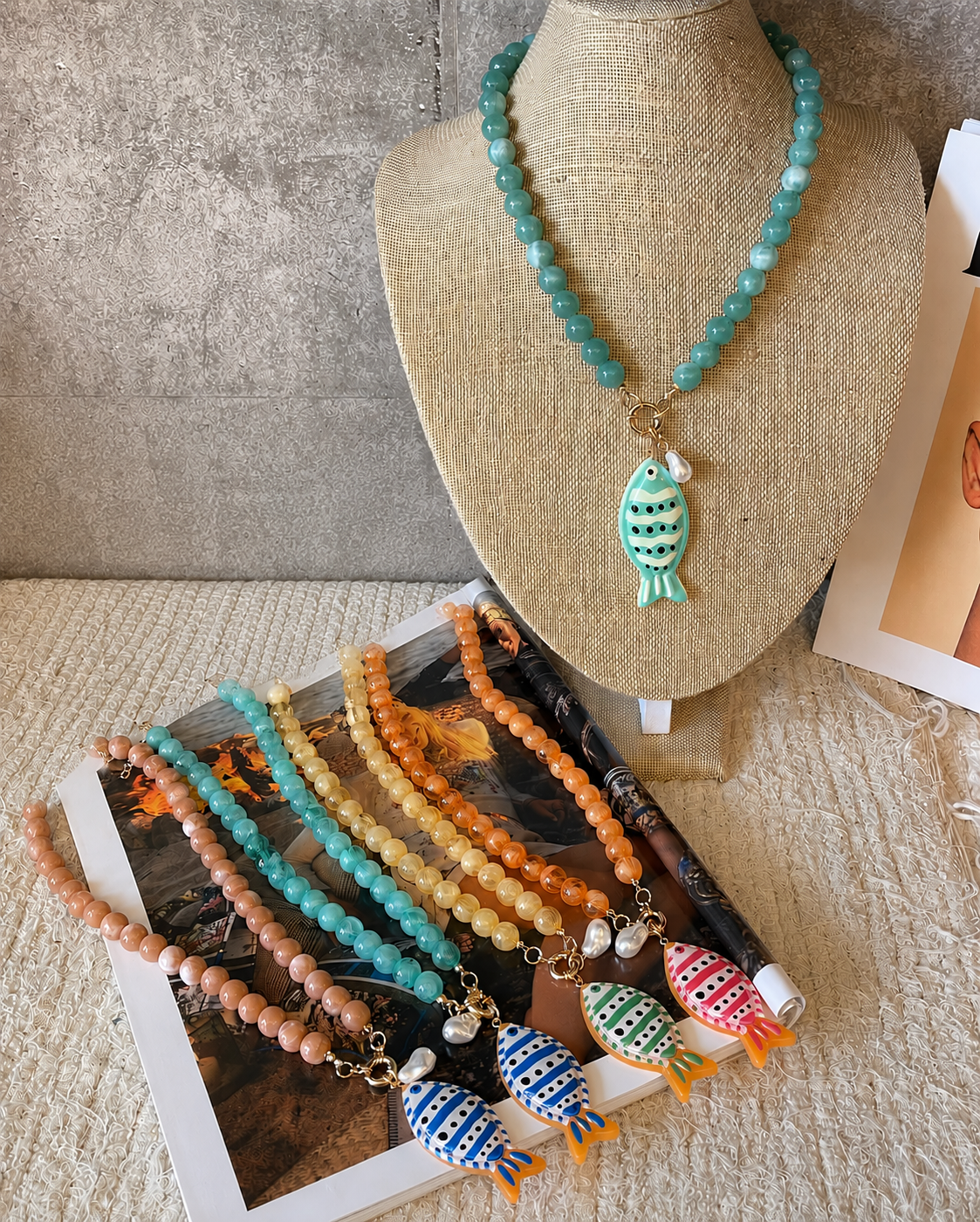 5. COLLAR PEZ Y PERLA