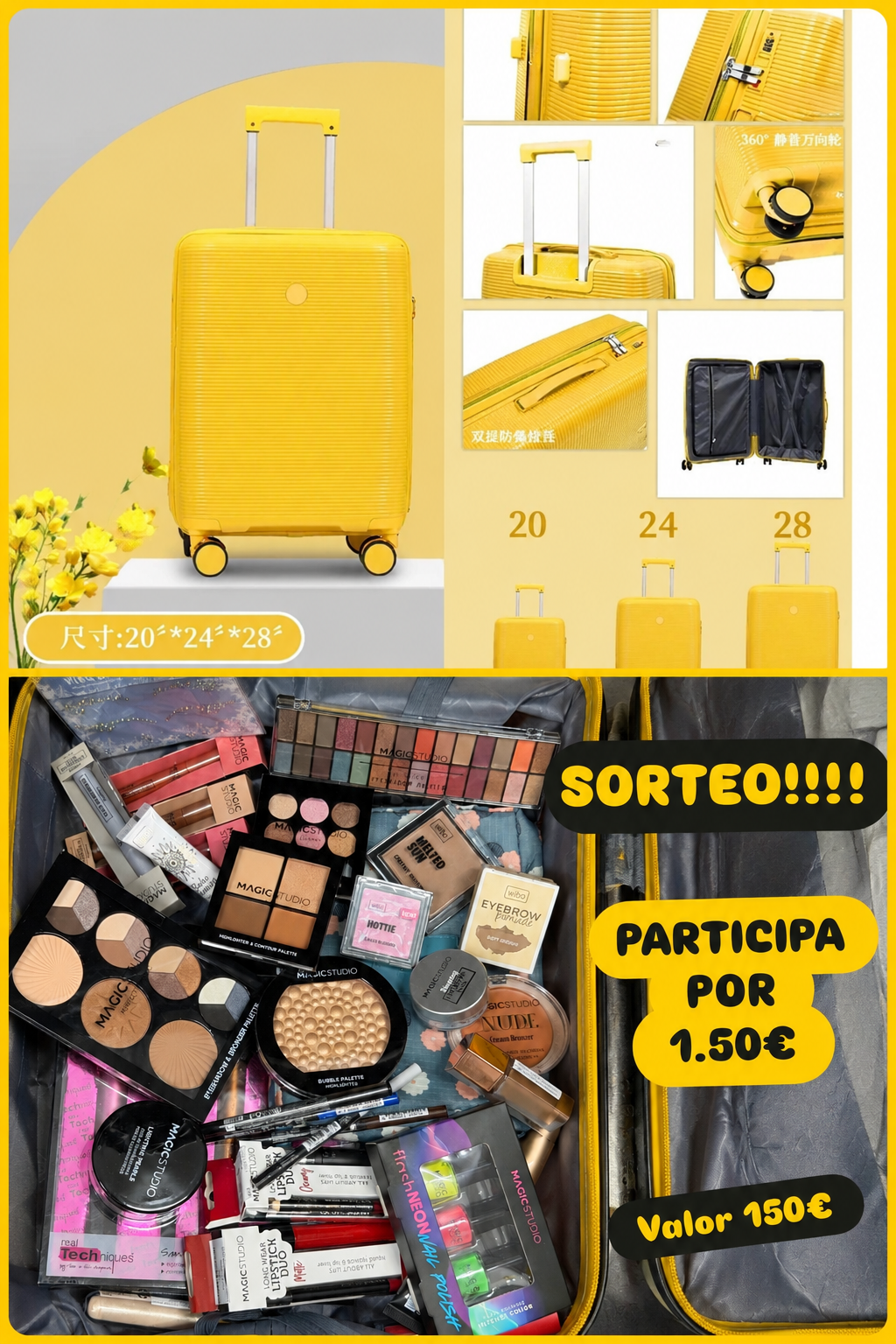 SORTEO MALETA CON COSMETICA