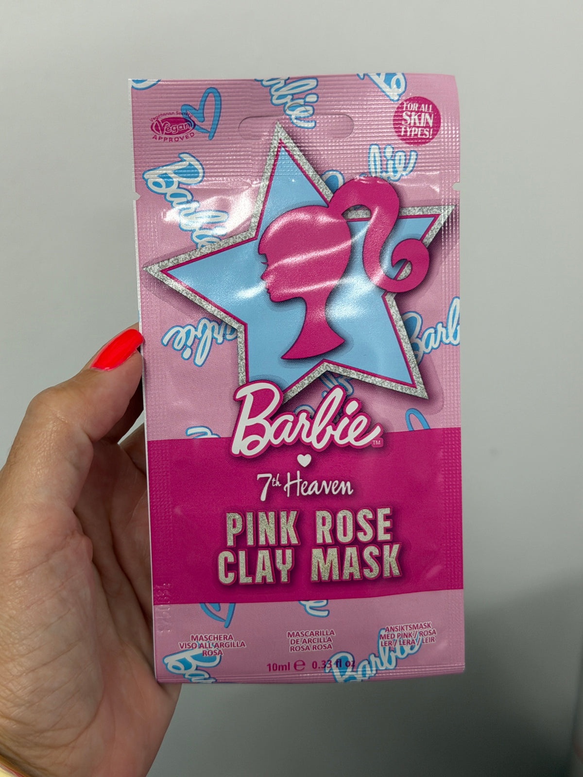 MASCARILLA BARBIE ARCILLA ROSA
