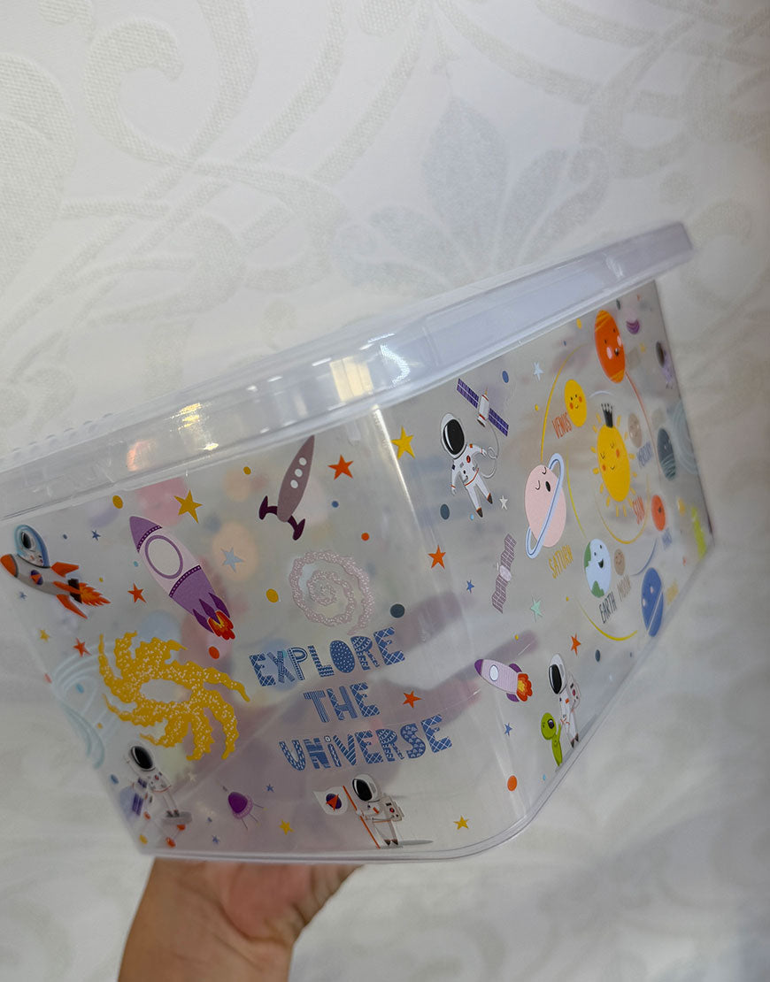 CAJA TRANSPARENTE UNIVERSO