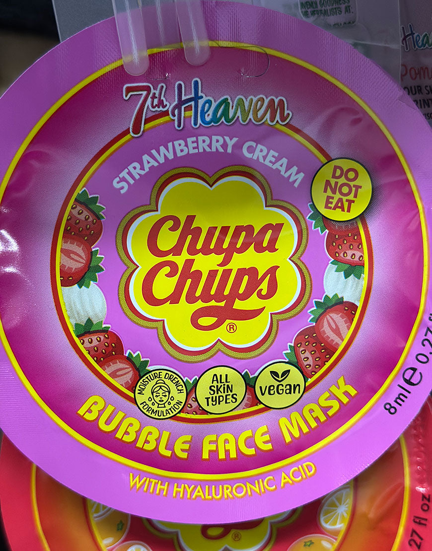 MASCARILLA FRESAS CON NATA CHUPA CHUPS