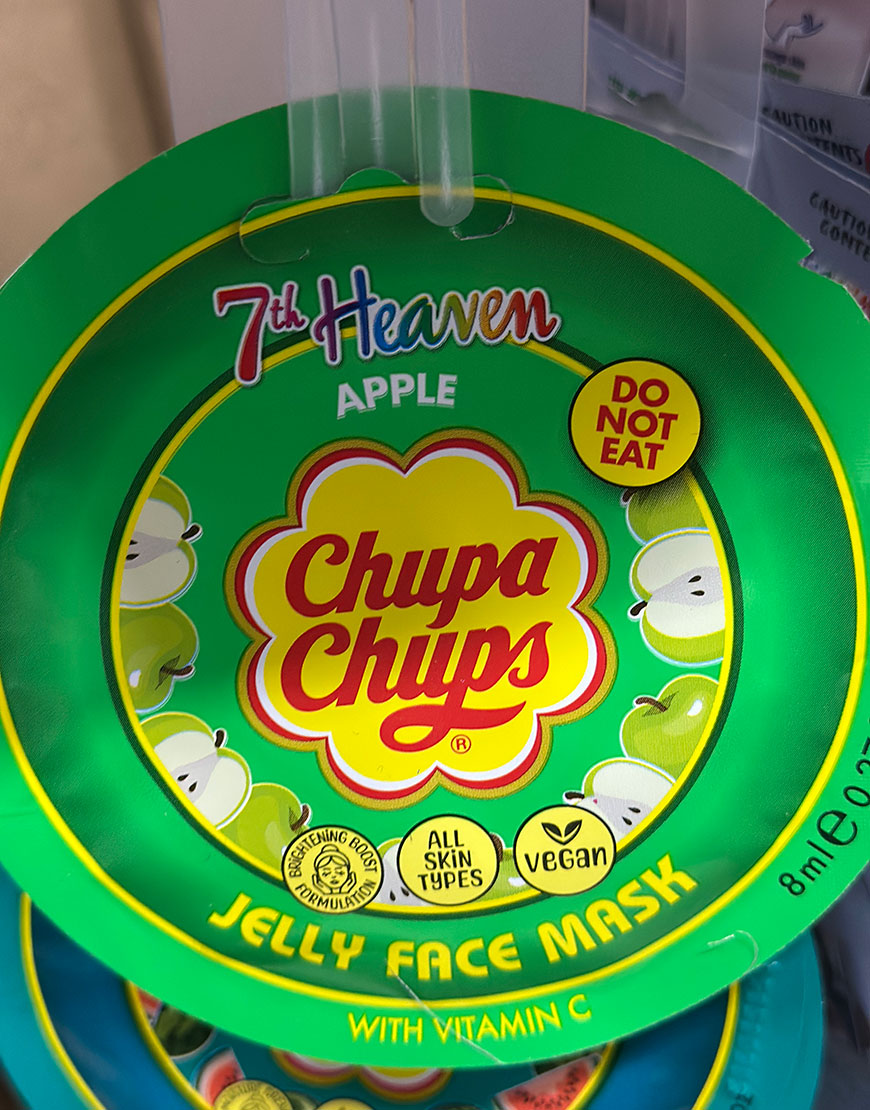 MASCARILLA MANZANA CHUPA CHUPS