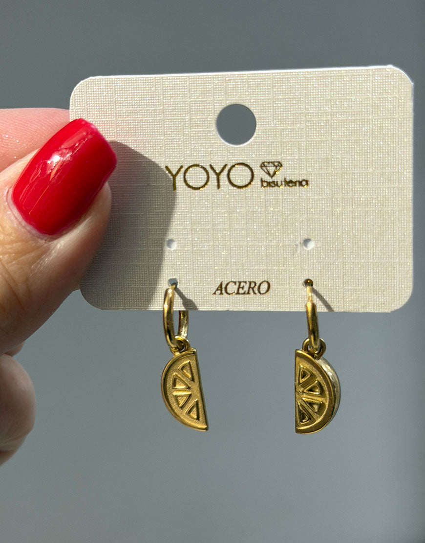 38. PENDIENTES LIMONES