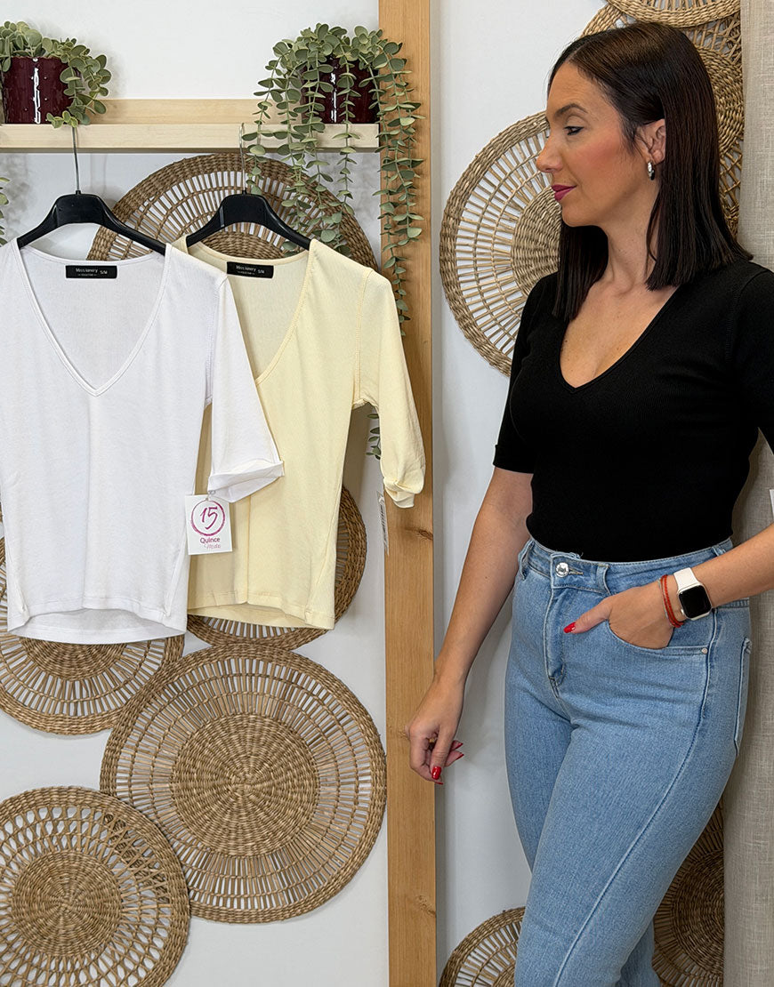 CAMISETA MANGA FRANCESA