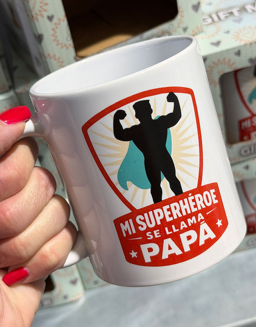 TAZA PAPA SUPERHEROE