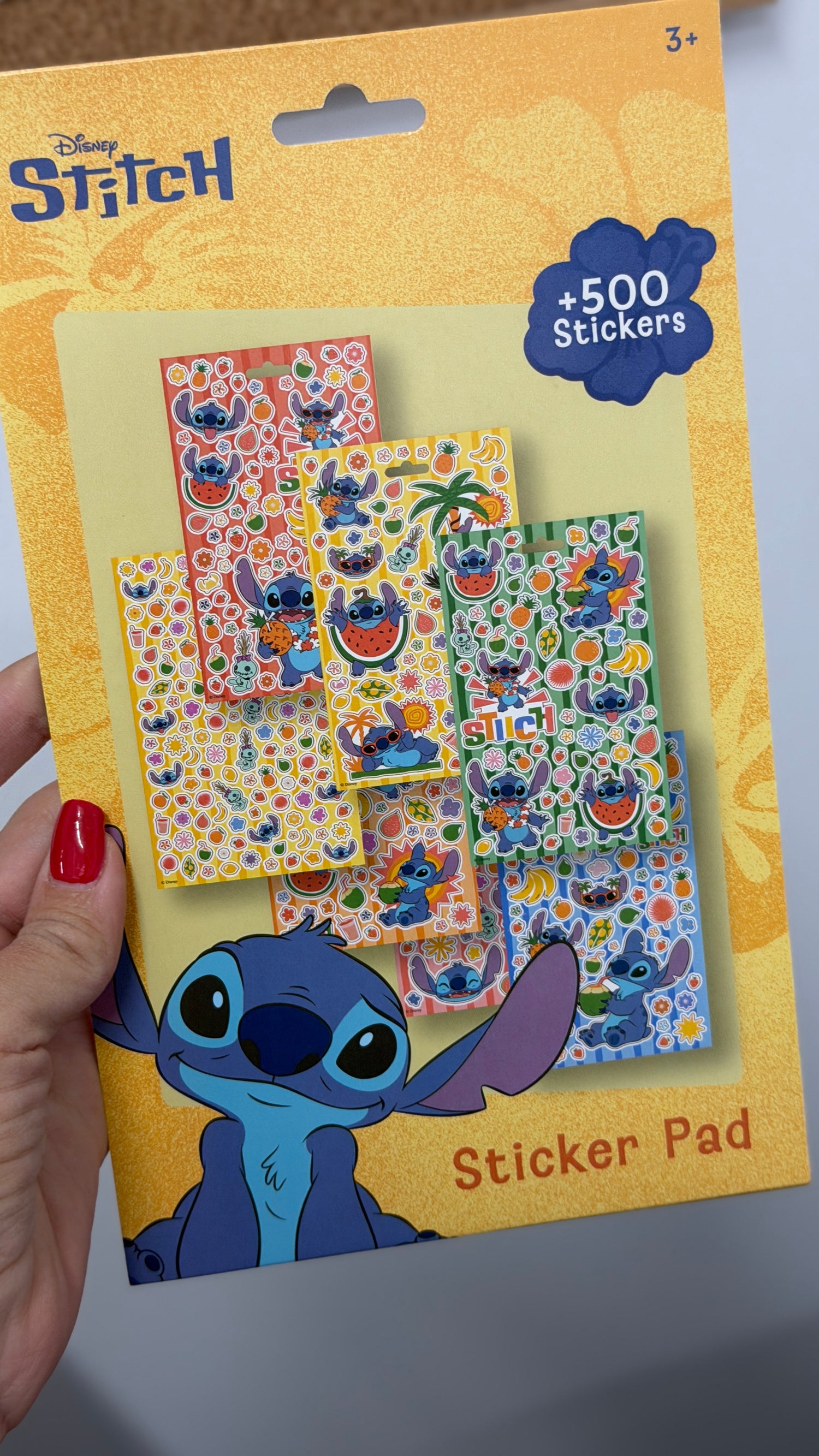 +500 UNd PEGATINAS STITCH
