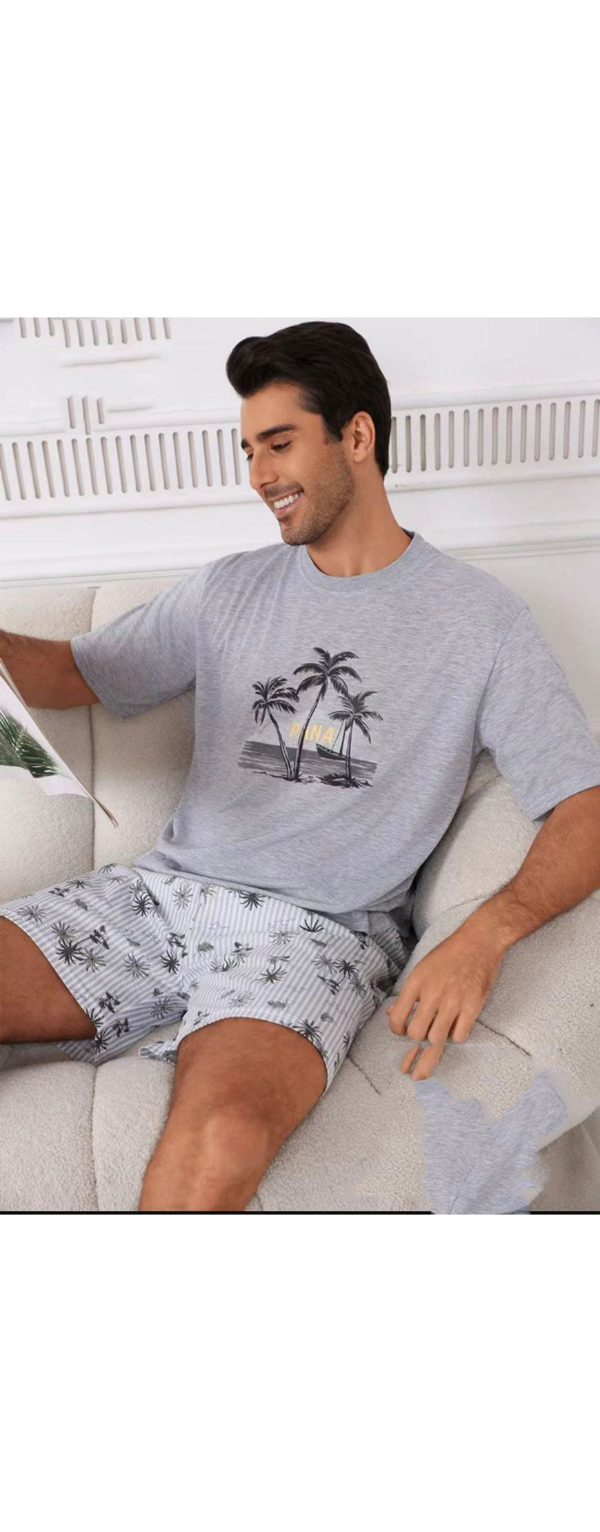 PIJAMA HOMBRE PALMERAS
