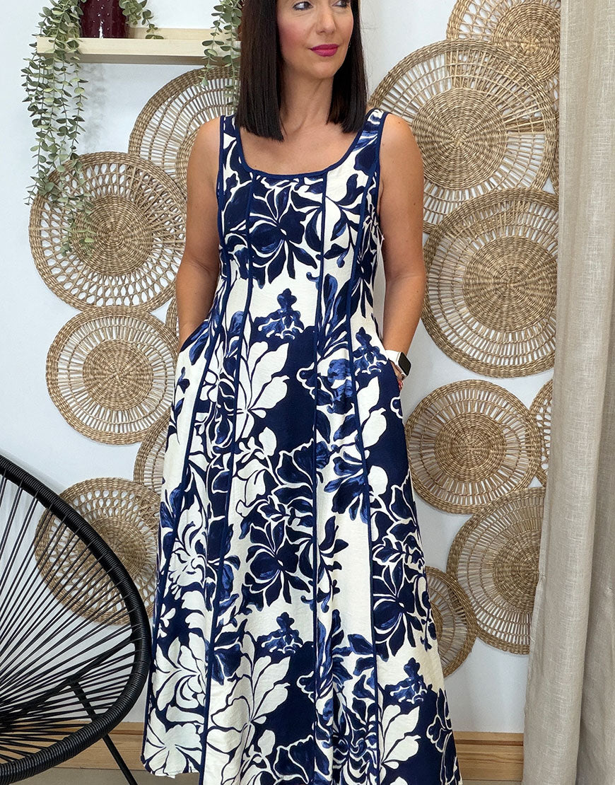 VESTIDO CAPA FLORAL
