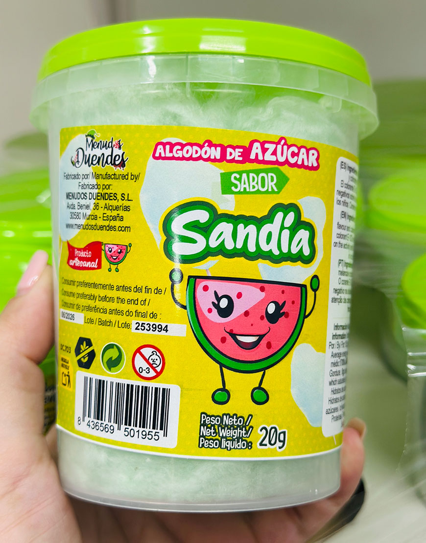 ALGODON DE AZUCAR SANDIA