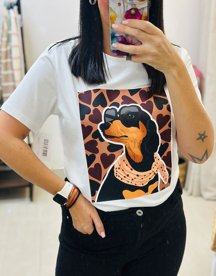 CAMISETA PERRO LOVE