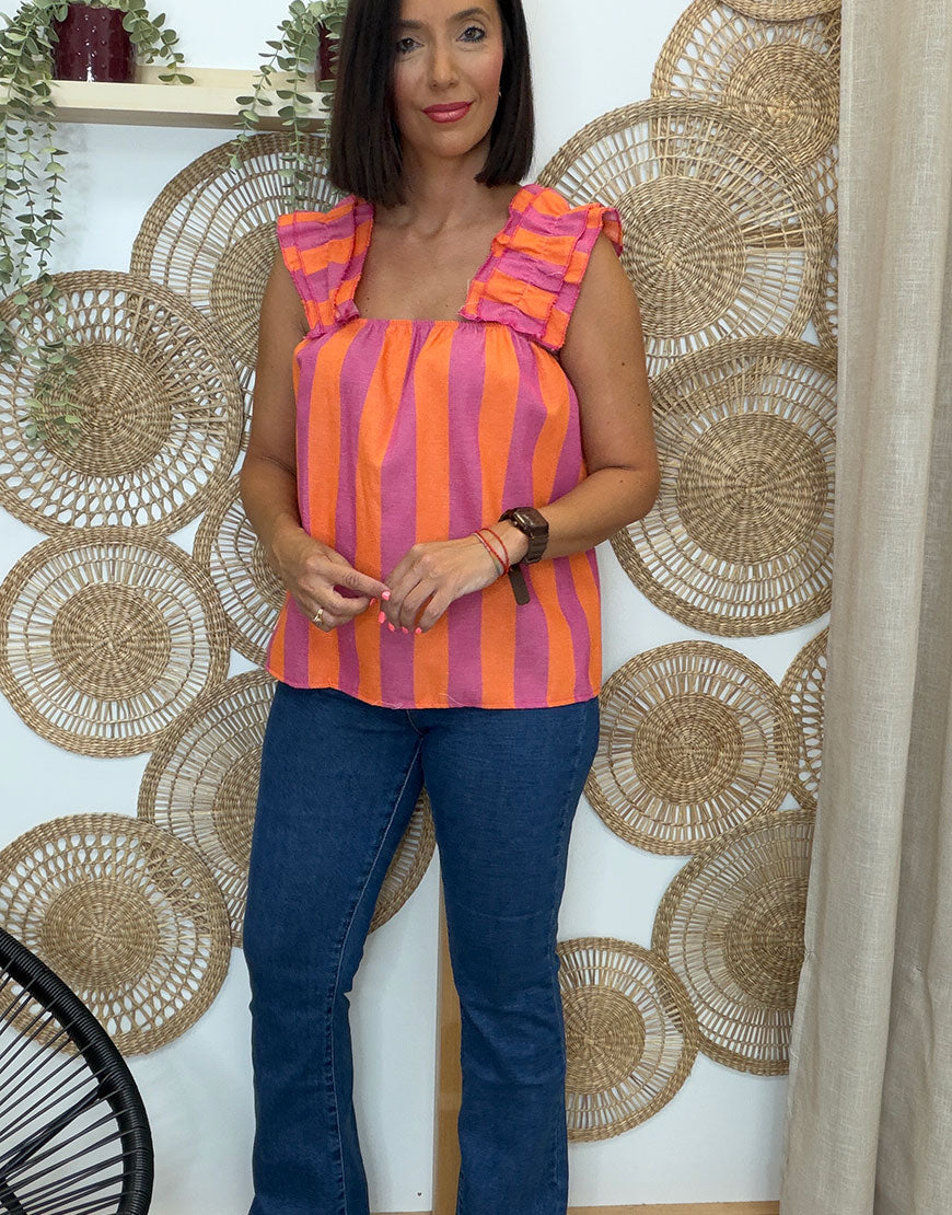 BLUSA RAYAS VERTICALES