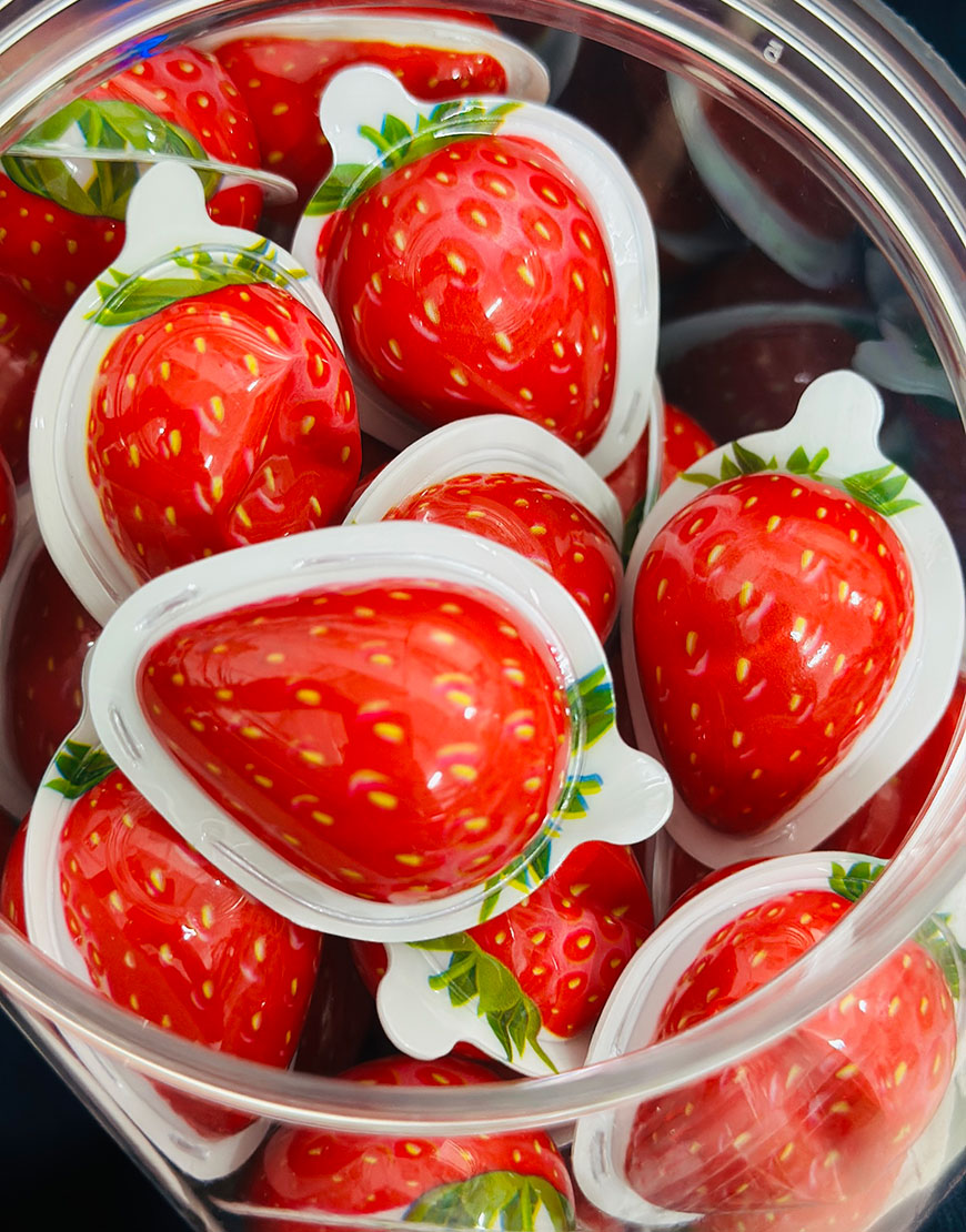 CHICLE FRESA RELLENA
