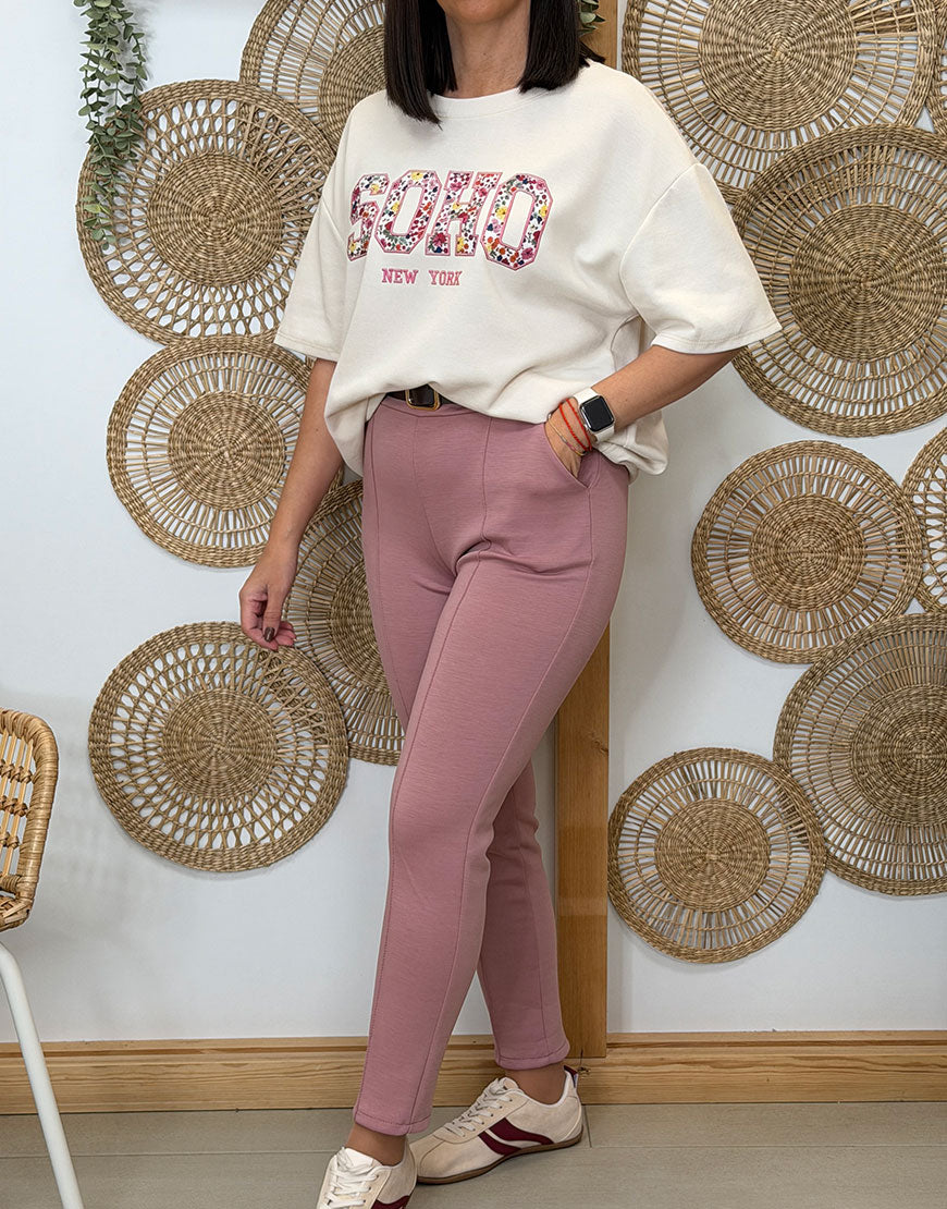PANTALON CAPA DE AIRE PINK