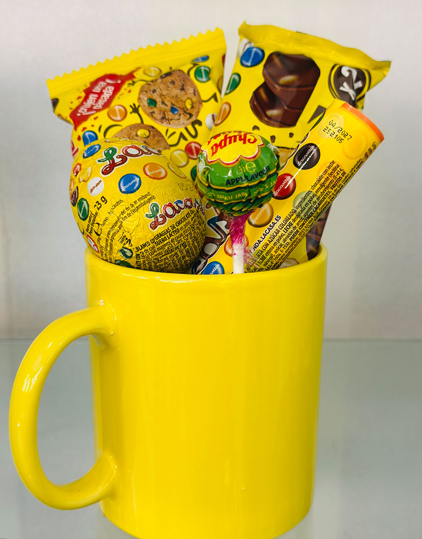 TAZA AMARILLA LACASITOS