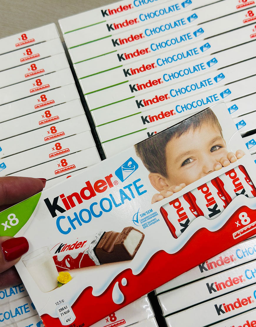 8 BARRITAS DE KINDER