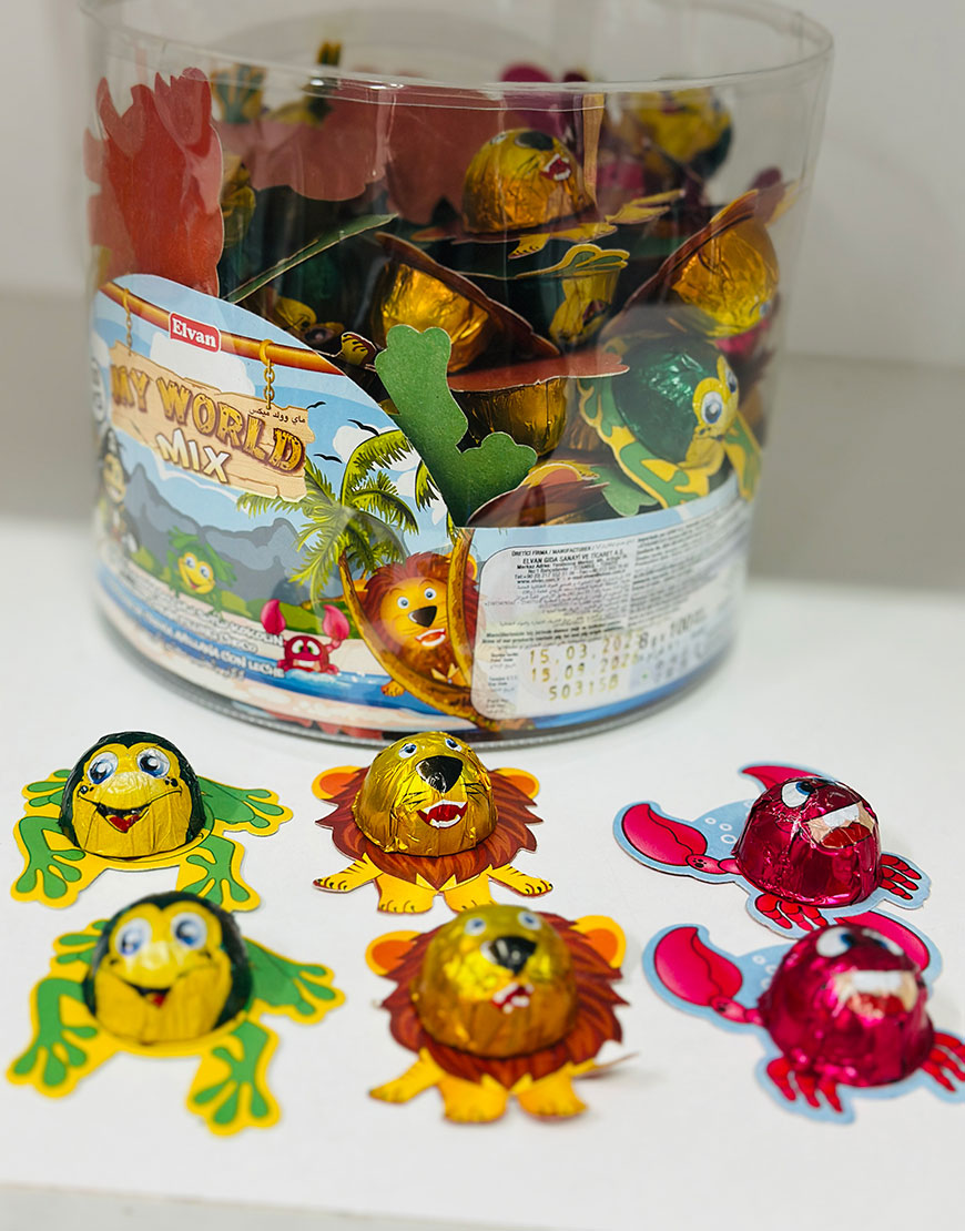 ANIMALES DE CHOCOLATE