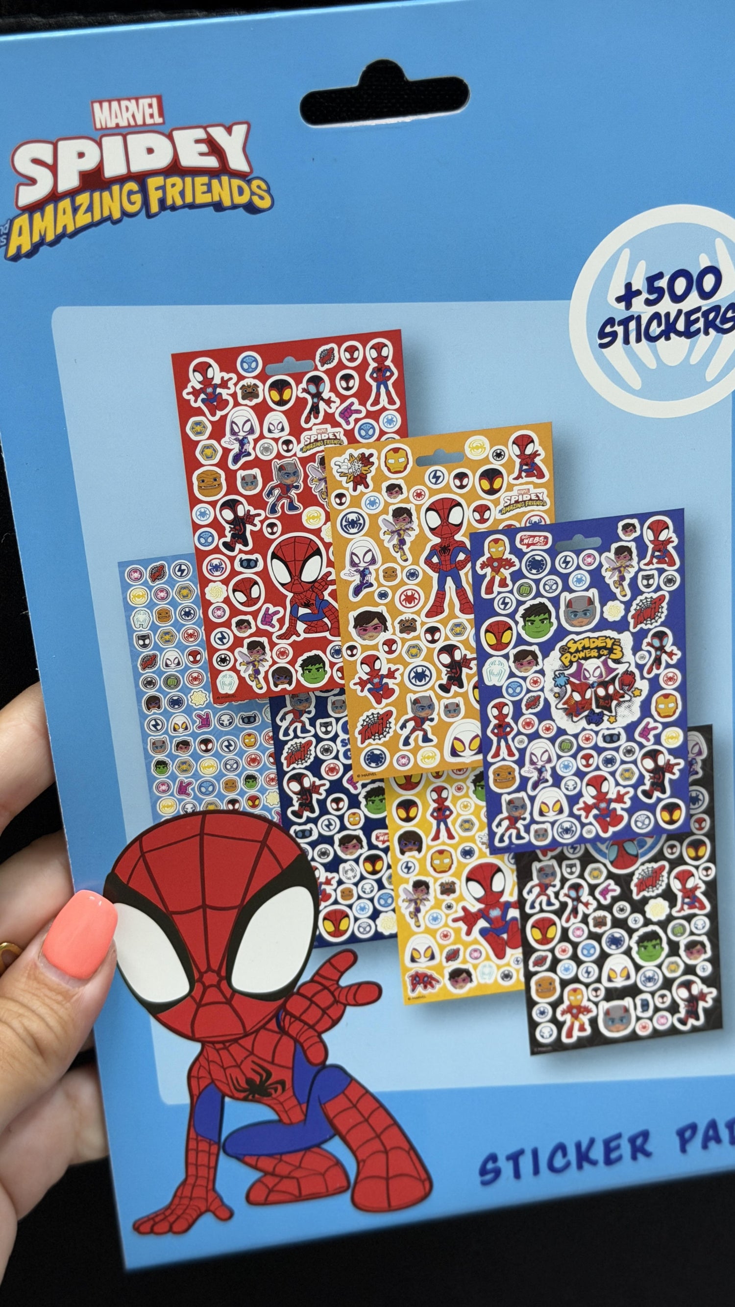 +500 UNd PEGATINAS SPIDERMAN
