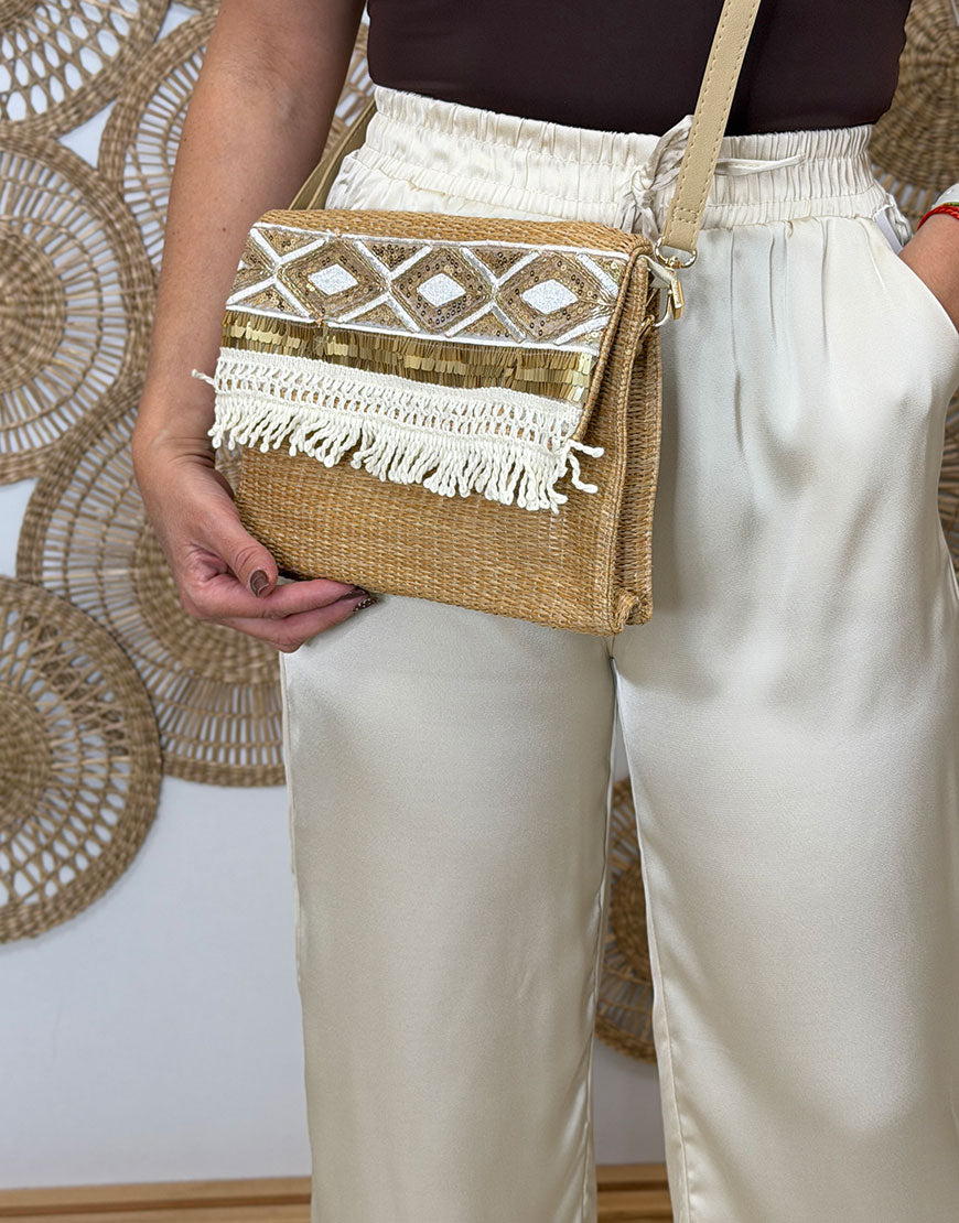 BOLSO RAFIA BANDOLERA