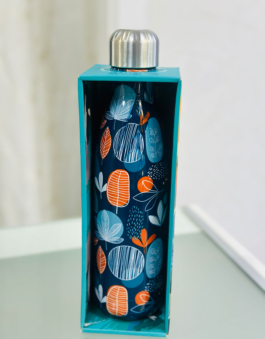 BOTELLA TERMICA HOJAS