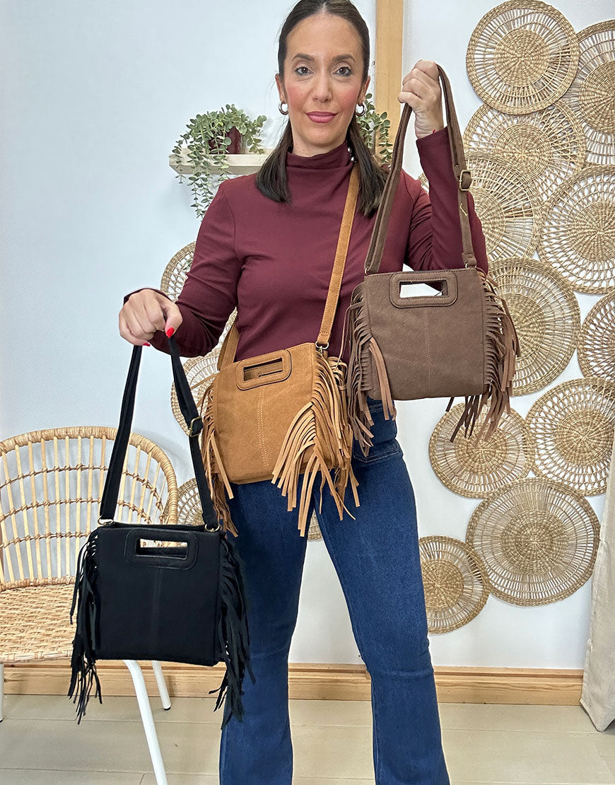 BOLSO FLECOS ANTE BANDOLERA