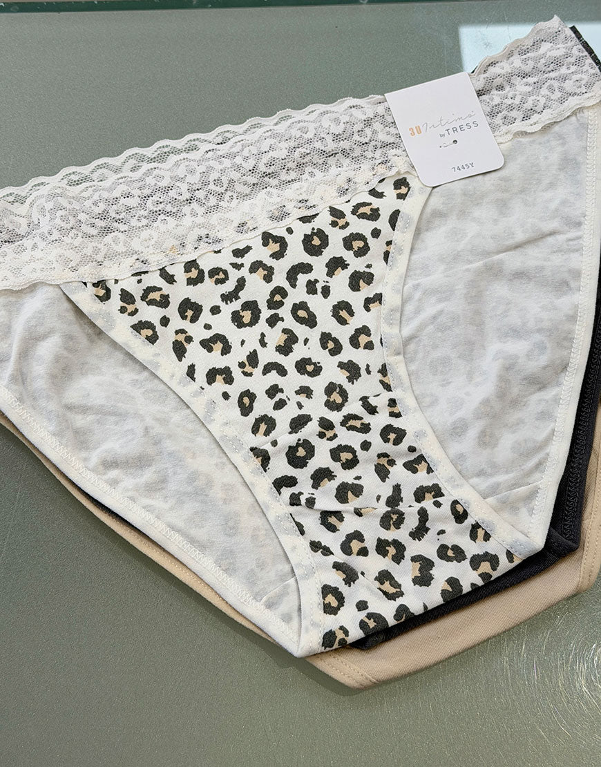 PACK 3 BRAGAS LEOPARDO