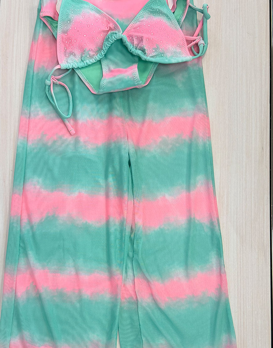 CONJUNTO BIKINI Y PANTALON NIÑA 7/16