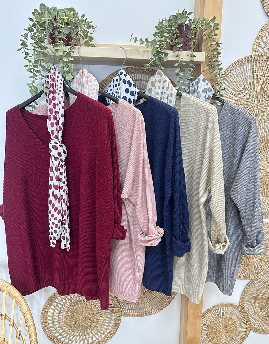 JERSEY BRILLITO CON PAÑUELO