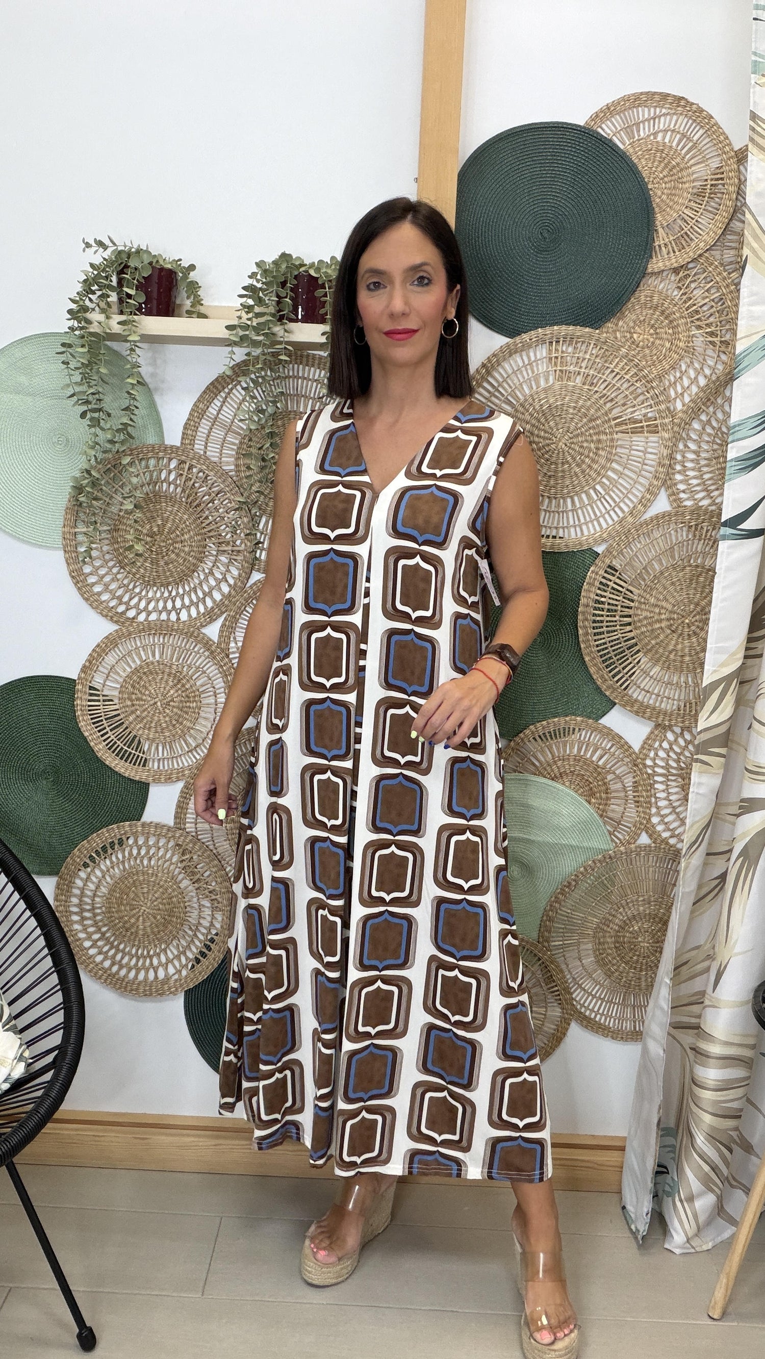VESTIDO ESTAMPADO LYCRA FRIA